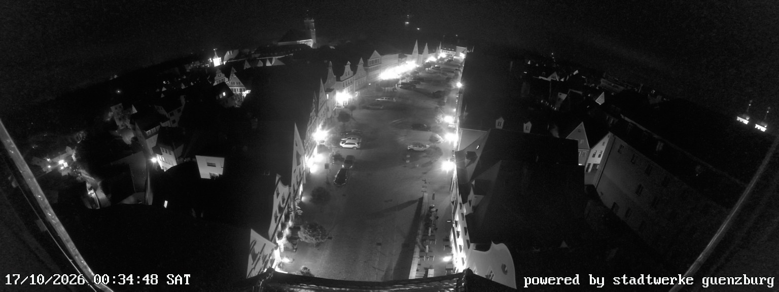 Archiv Foto Webcam Günzburg Marktplatz