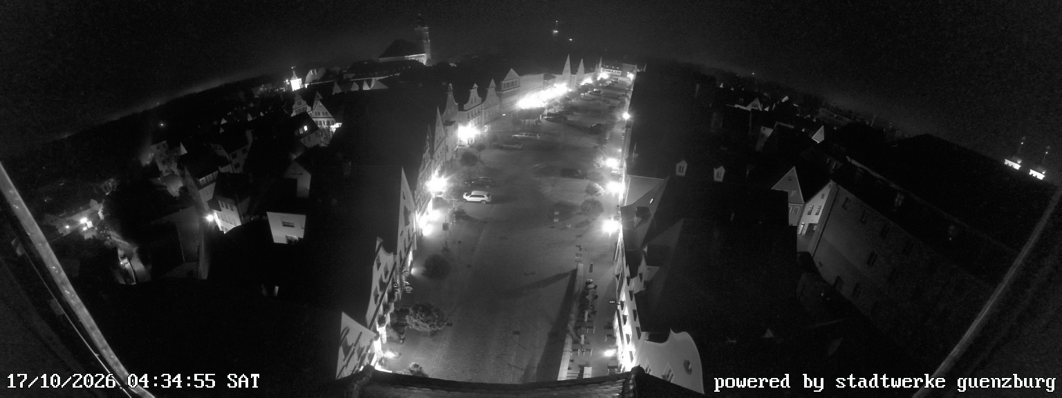 Archiv Foto Webcam Günzburg Marktplatz
