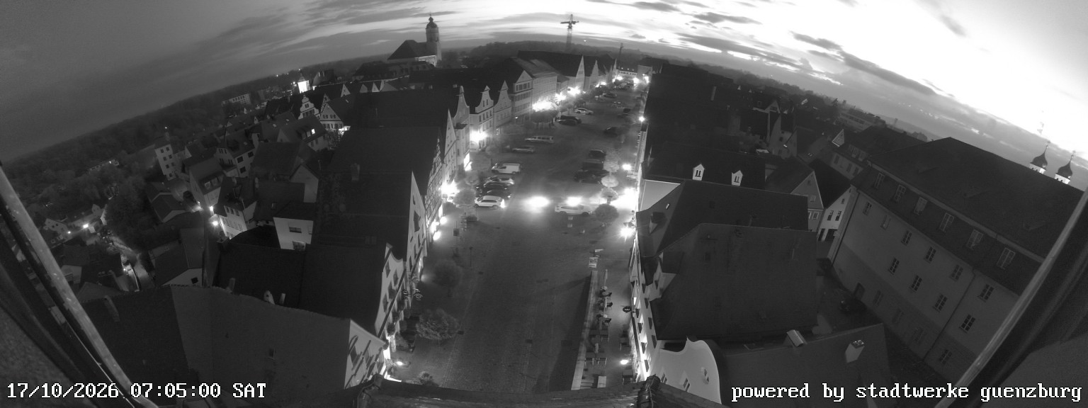 Archiv Foto Webcam Günzburg Marktplatz