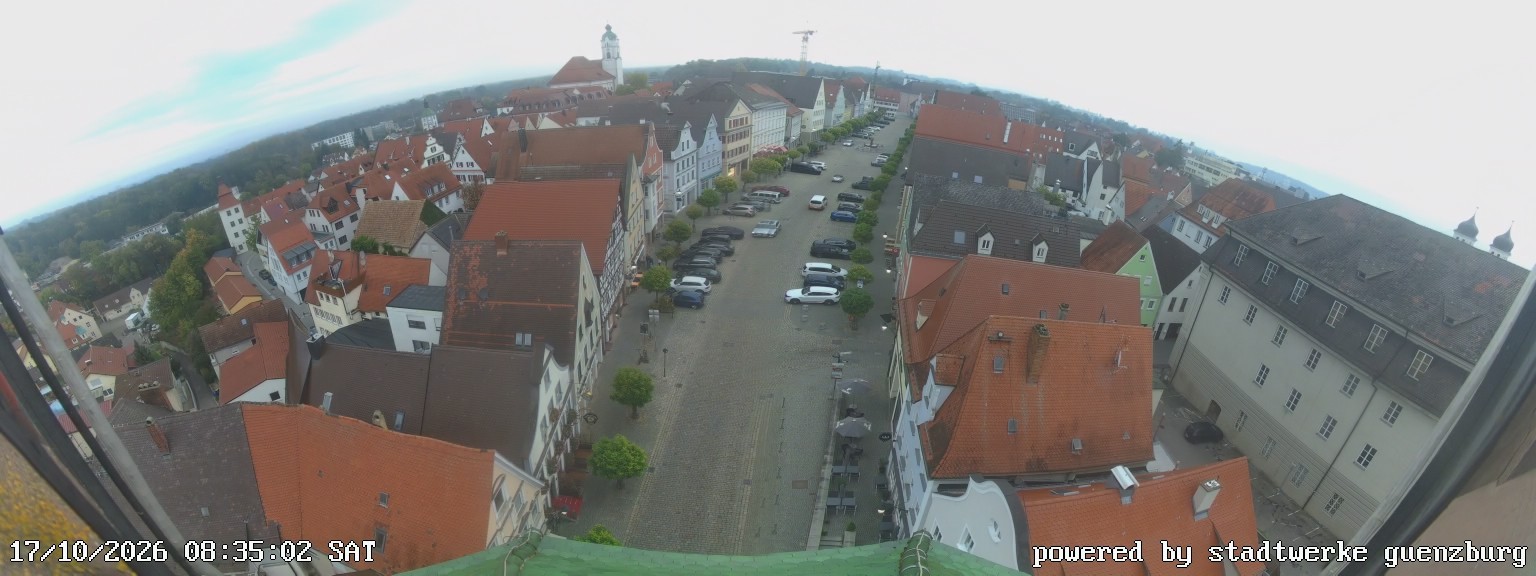 Archiv Foto Webcam Günzburg Marktplatz