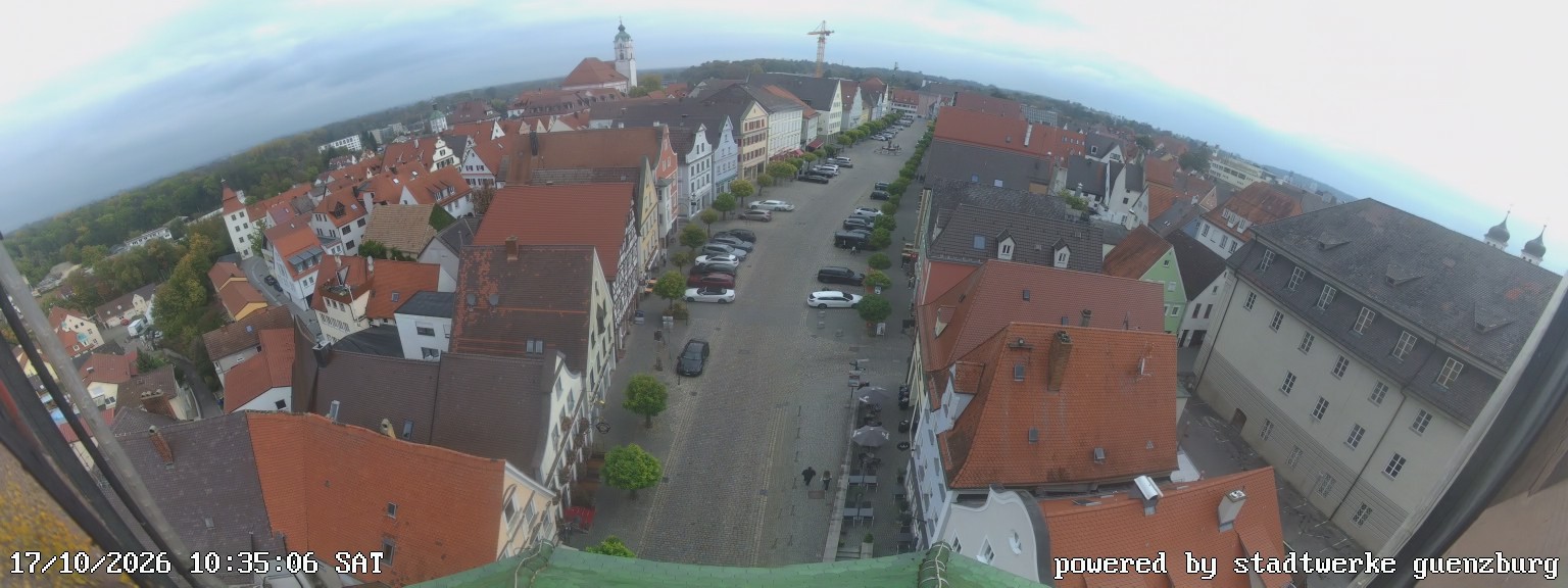 Archiv Foto Webcam Günzburg Marktplatz