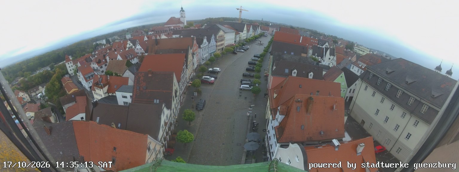 Archiv Foto Webcam Günzburg Marktplatz