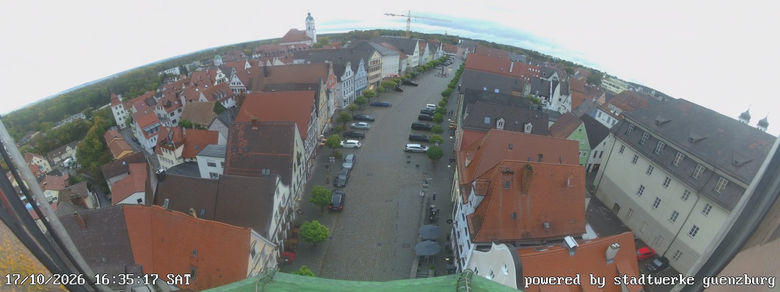 Archiv Foto Webcam Günzburg Marktplatz