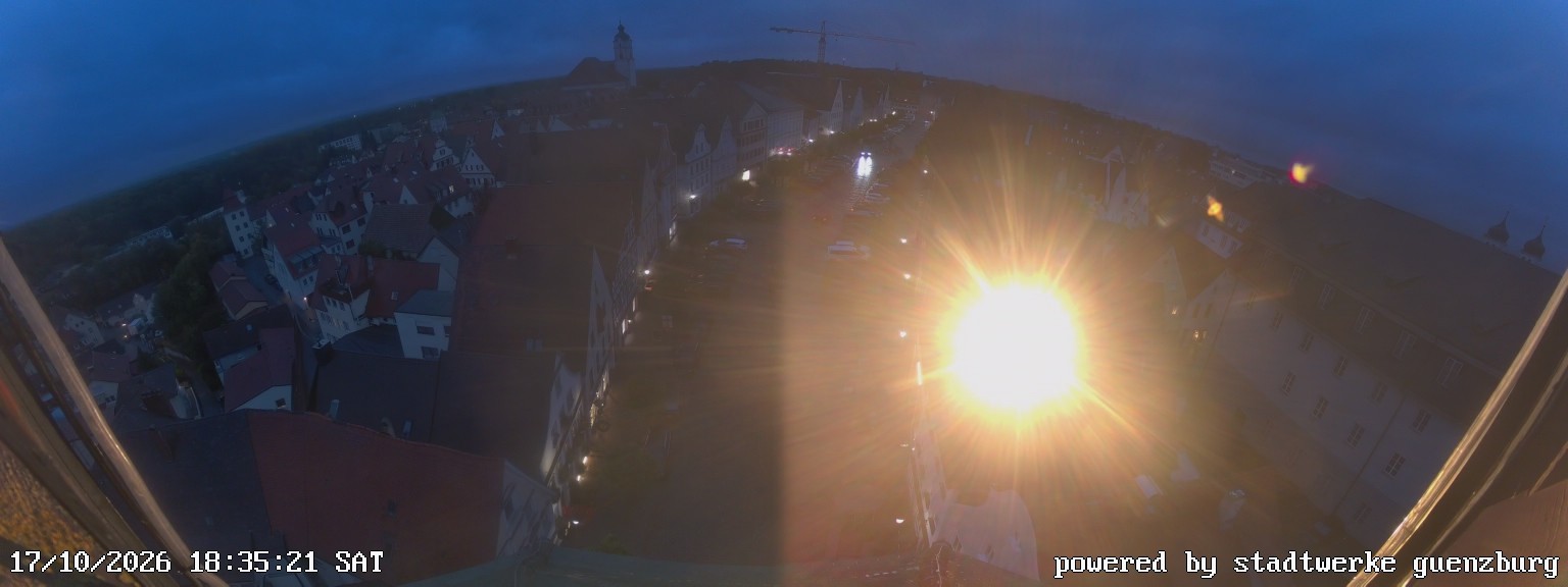 Archiv Foto Webcam Günzburg Marktplatz