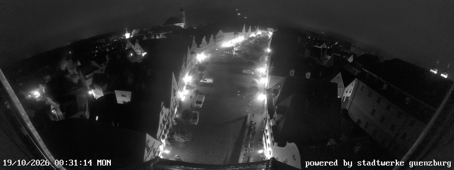 Archiv Foto Webcam Günzburg Marktplatz