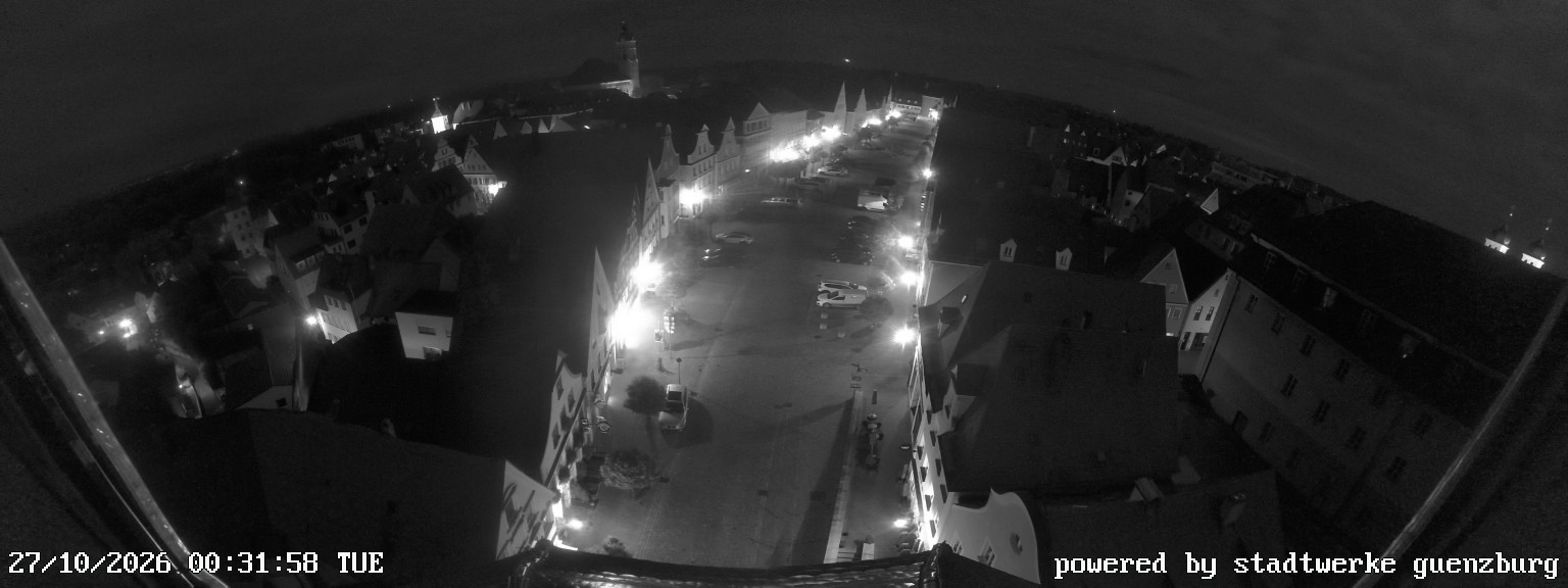 Archiv Foto Webcam Günzburg Marktplatz
