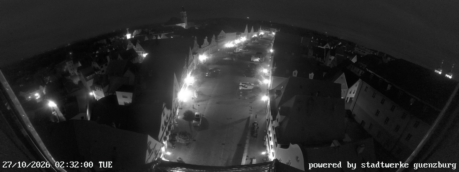 Archiv Foto Webcam Günzburg Marktplatz