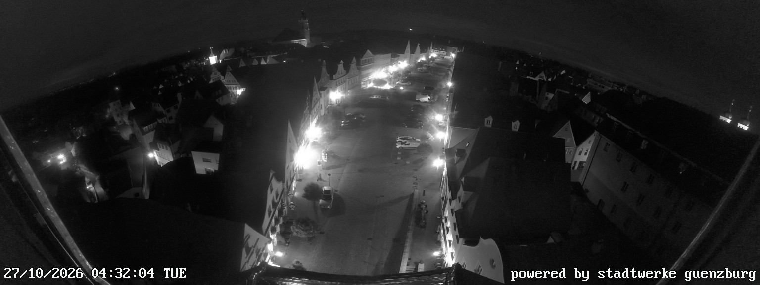 Archiv Foto Webcam Günzburg Marktplatz