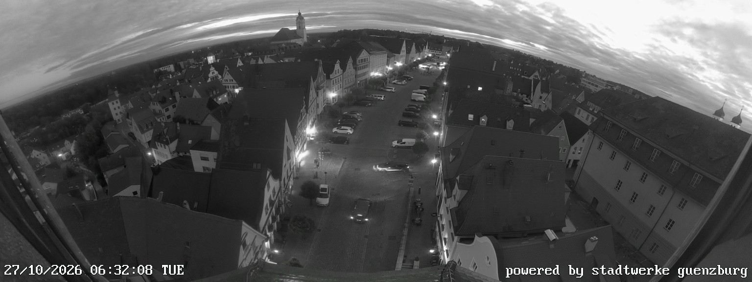 Archiv Foto Webcam Günzburg Marktplatz