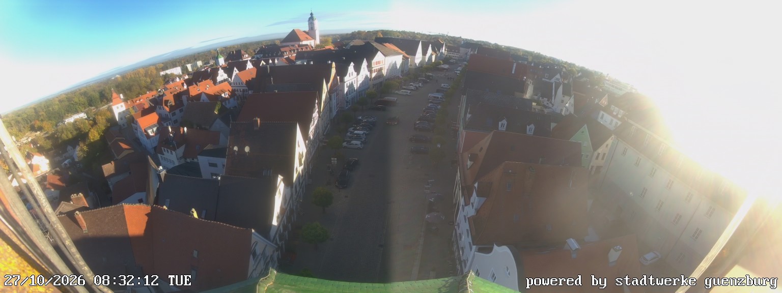 Archiv Foto Webcam Günzburg Marktplatz