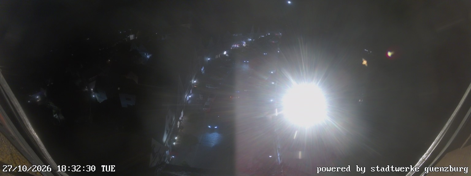 Archiv Foto Webcam Günzburg Marktplatz