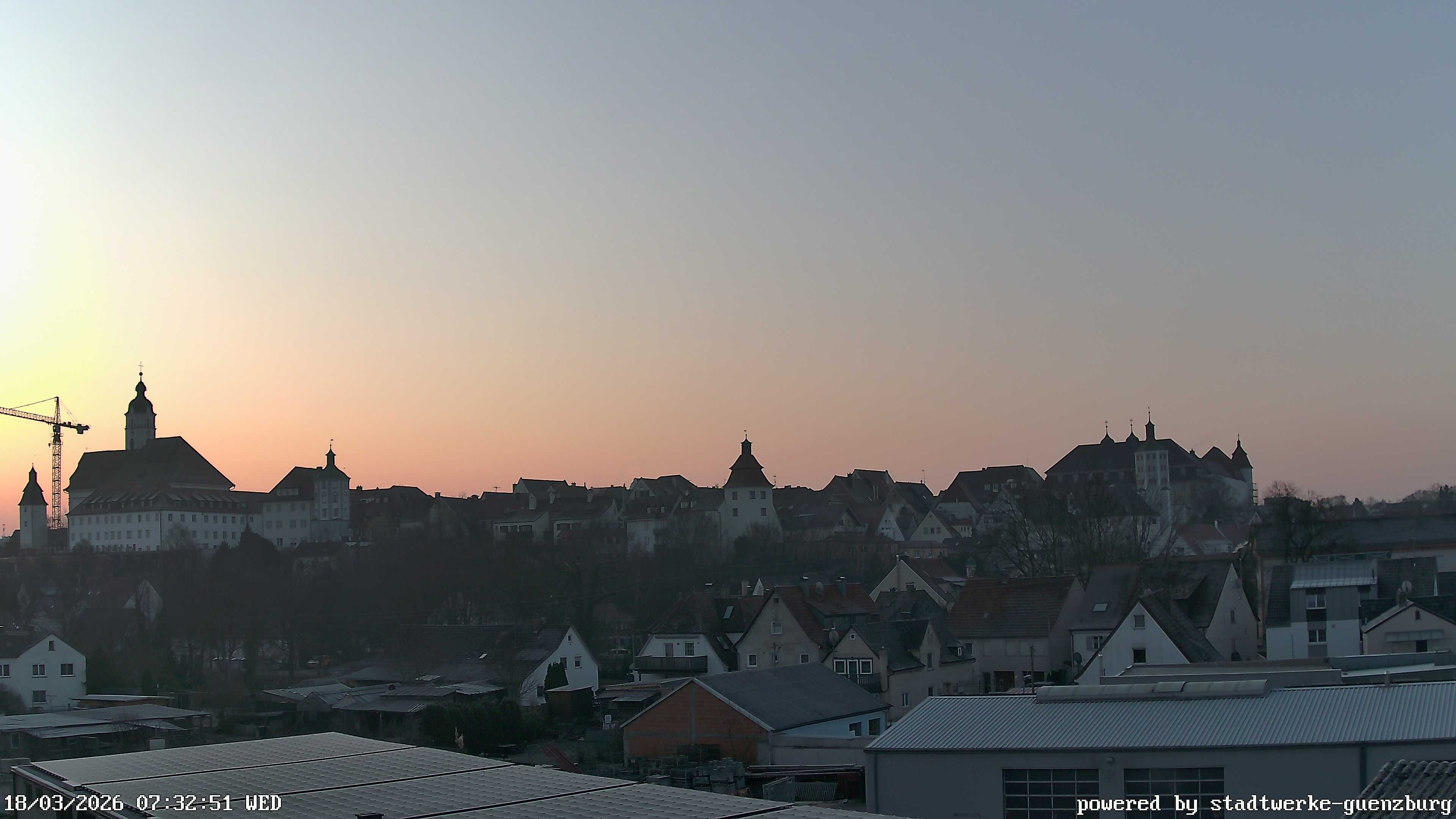 Archiv Foto Webcam Günzburg Altstadt