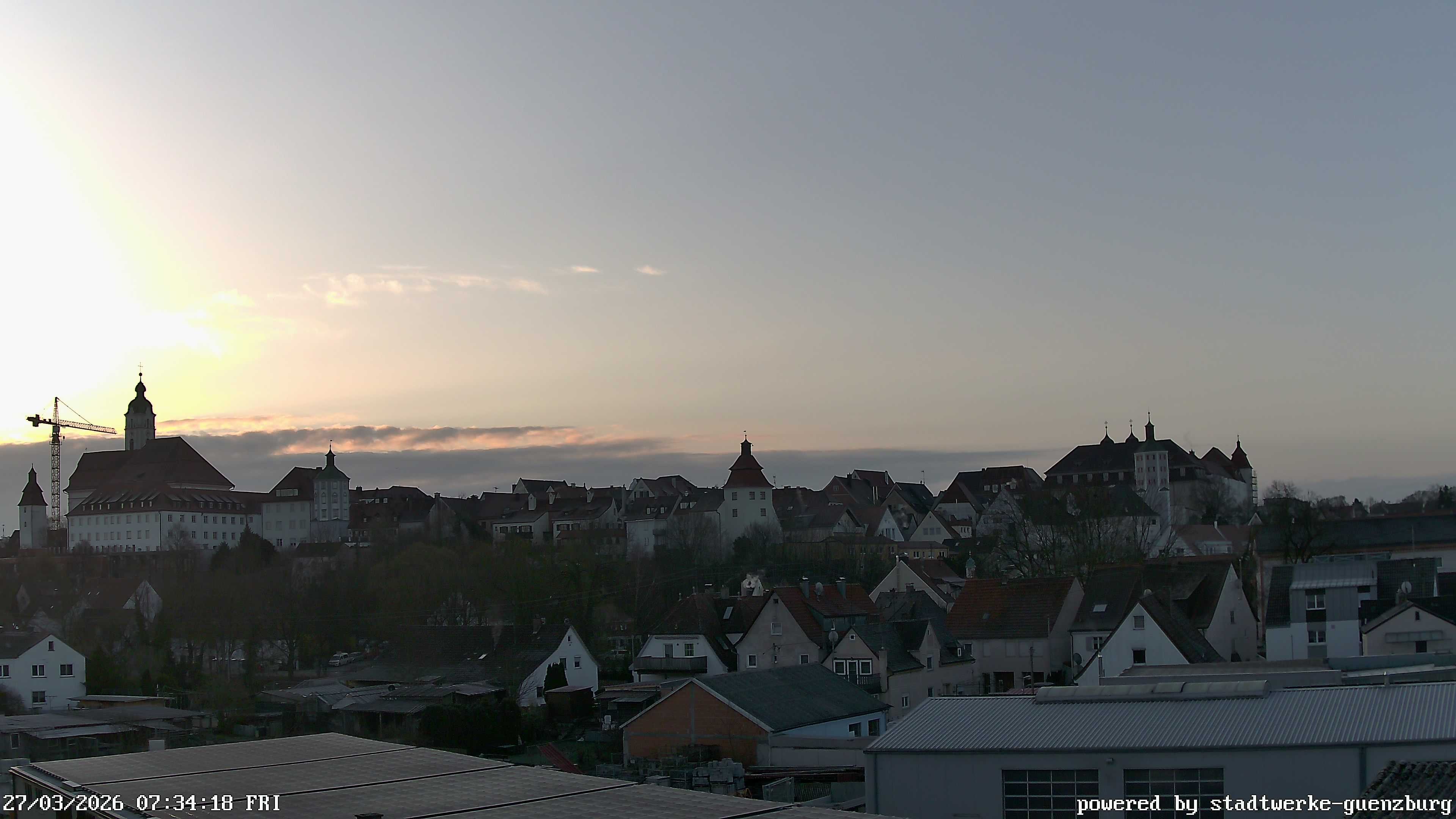Archiv Foto Webcam Günzburg Altstadt