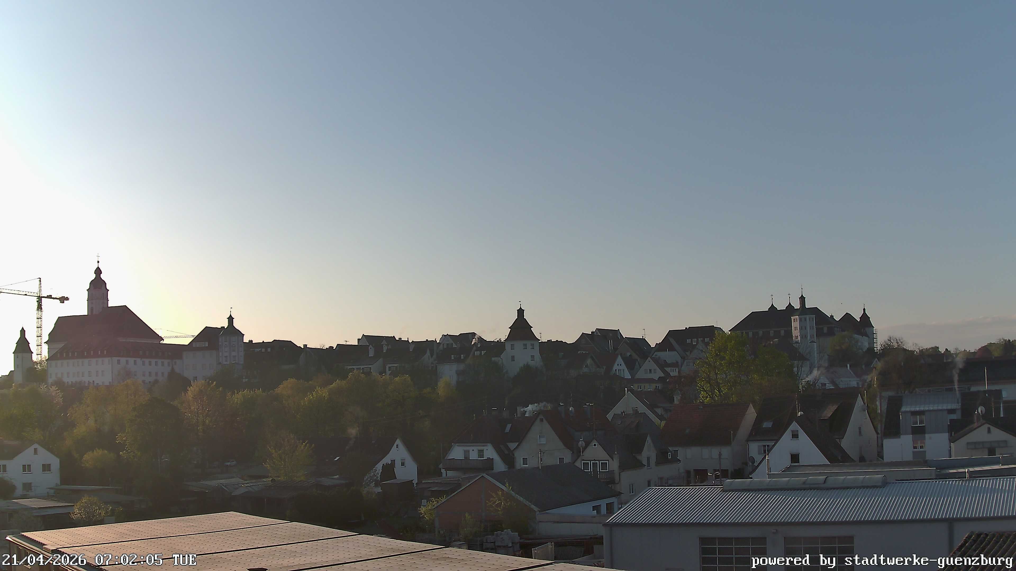 Archiv Foto Webcam Günzburg Altstadt