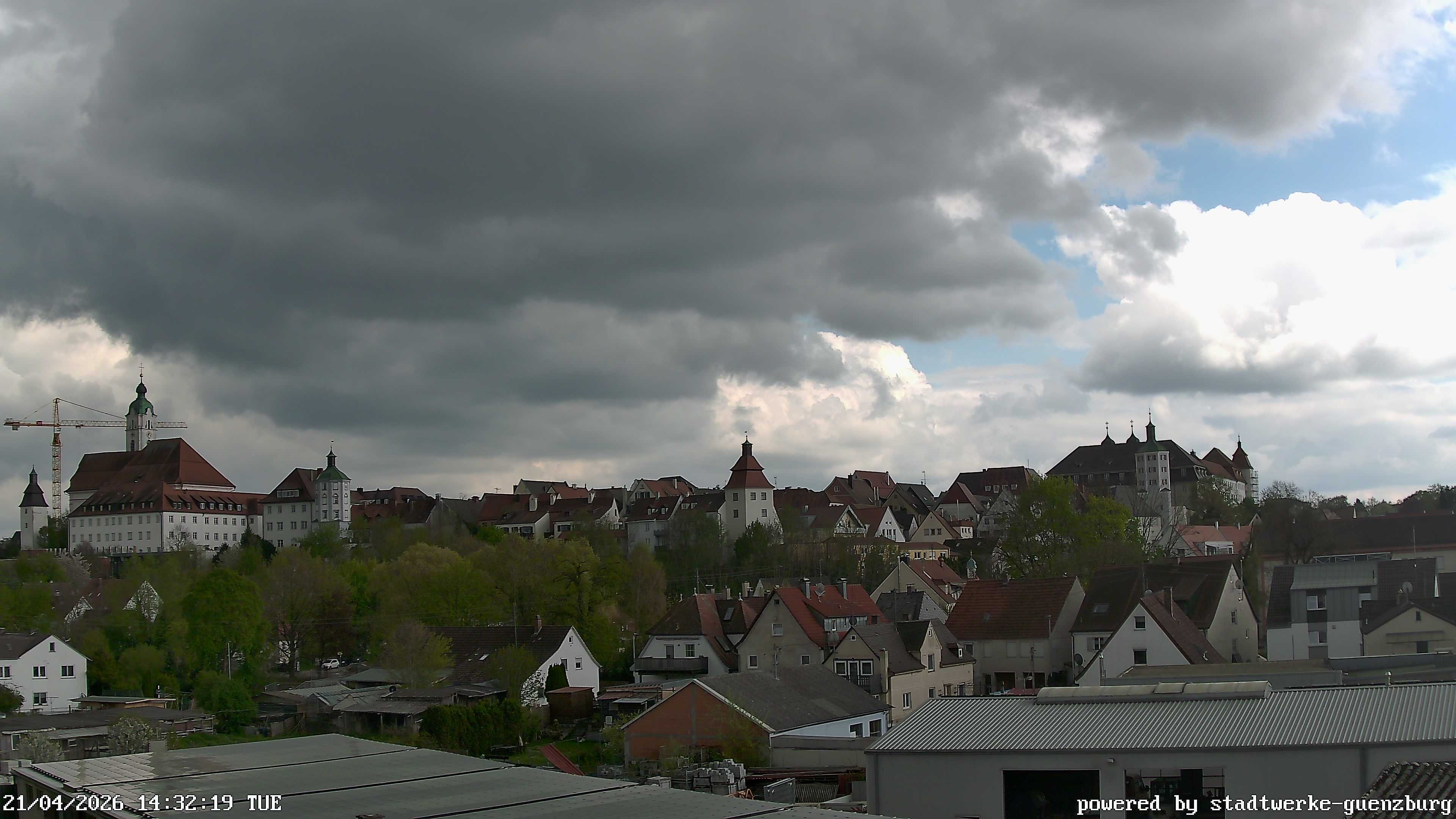 Archiv Foto Webcam Günzburg Altstadt