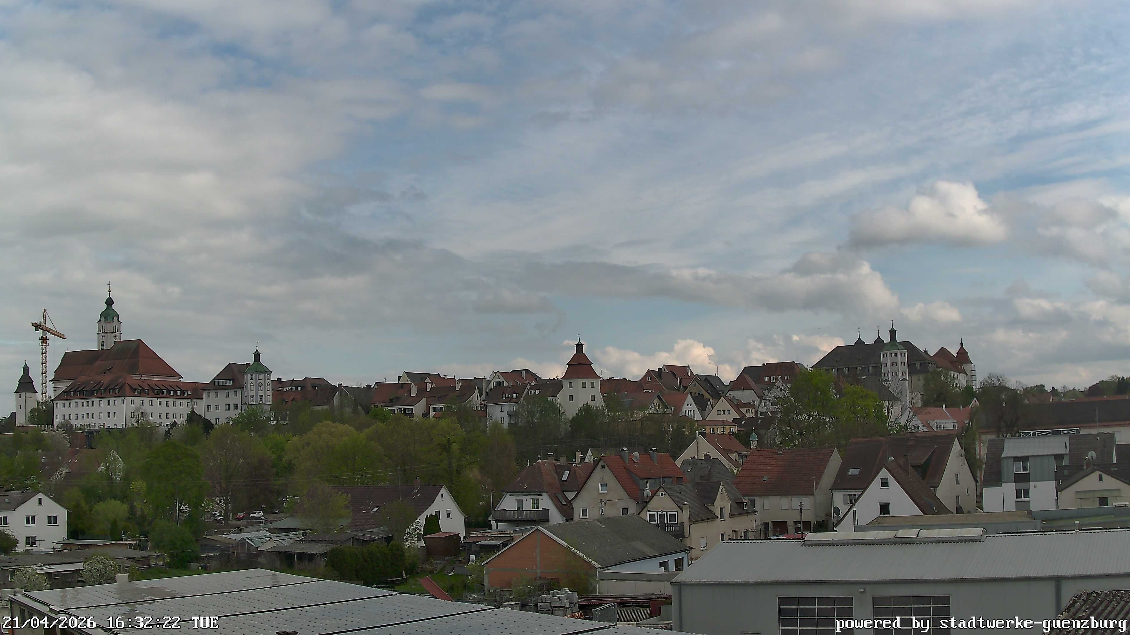 Archiv Foto Webcam Günzburg Altstadt