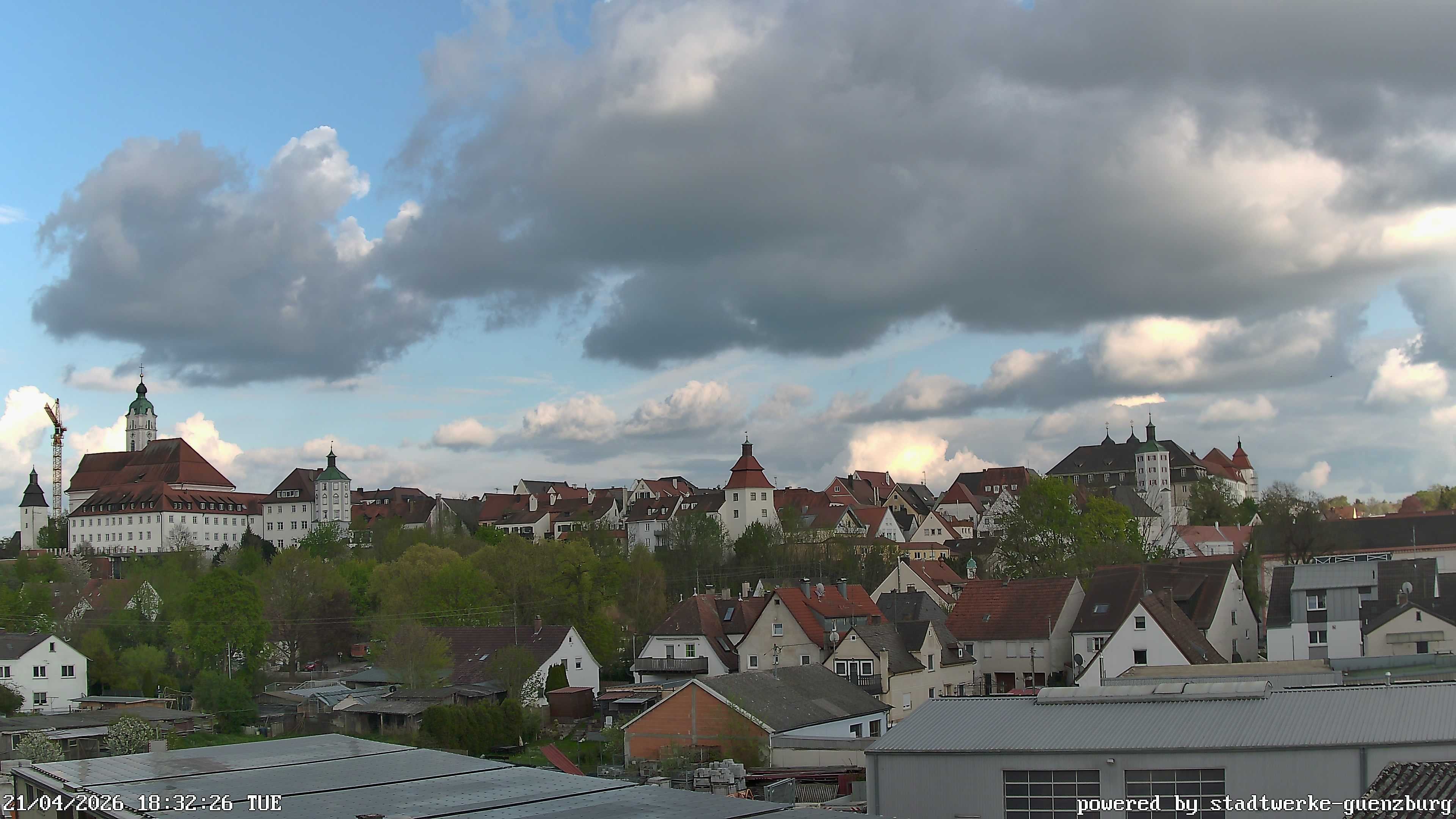 Archiv Foto Webcam Günzburg Altstadt