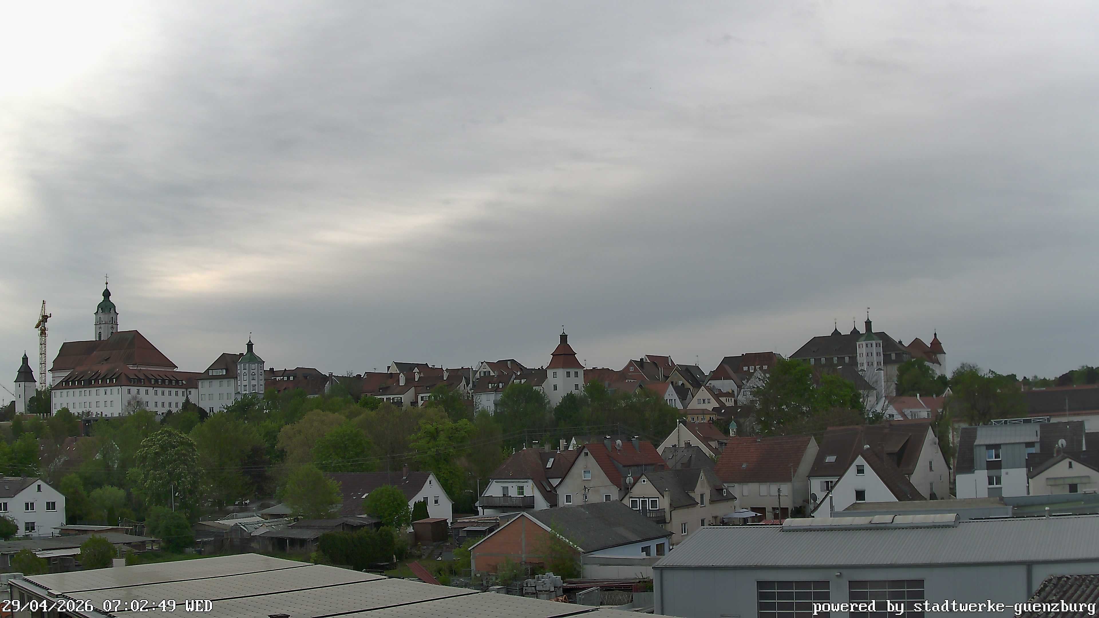 Archiv Foto Webcam Günzburg Altstadt