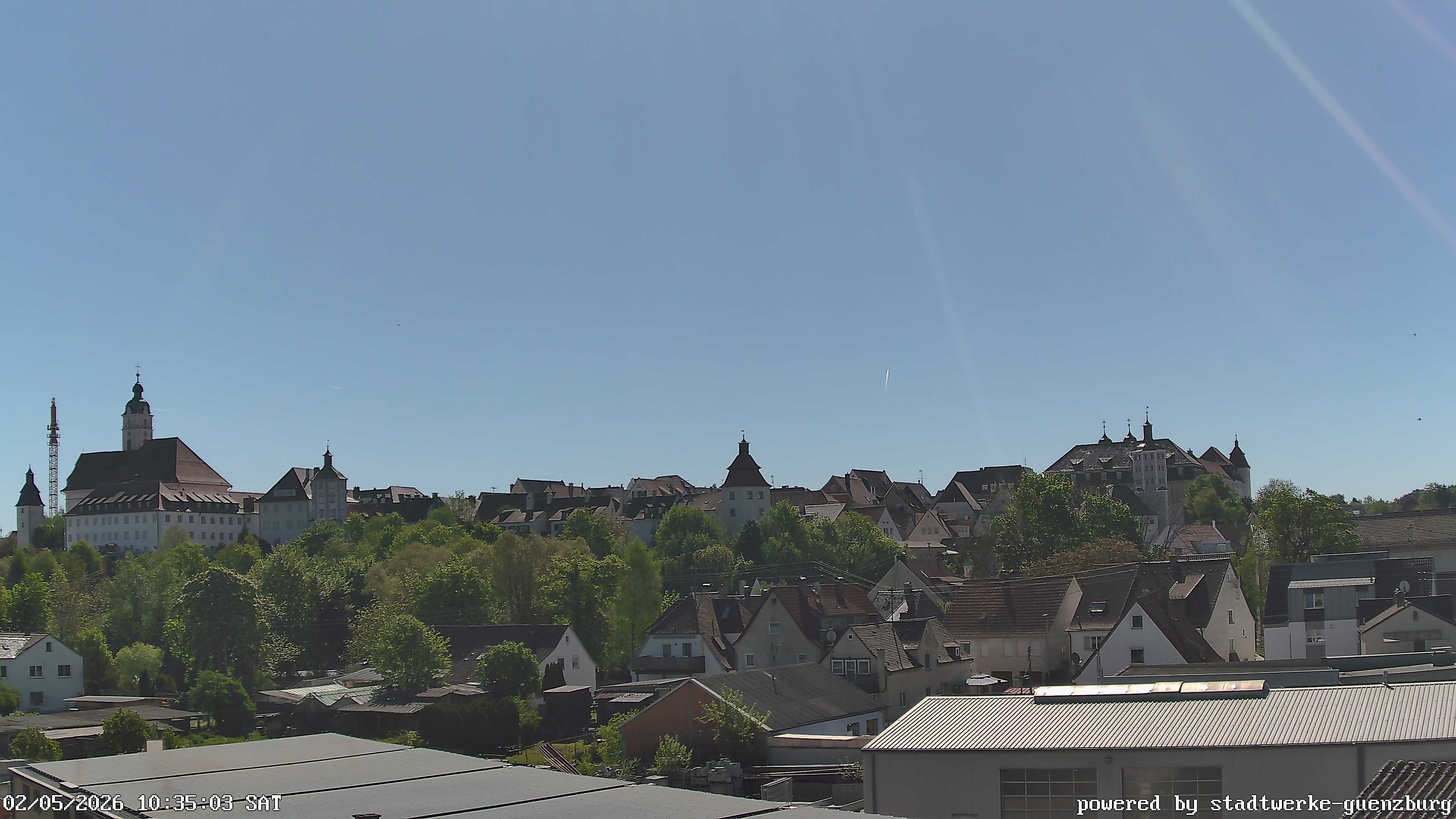 Archiv Foto Webcam Günzburg Altstadt