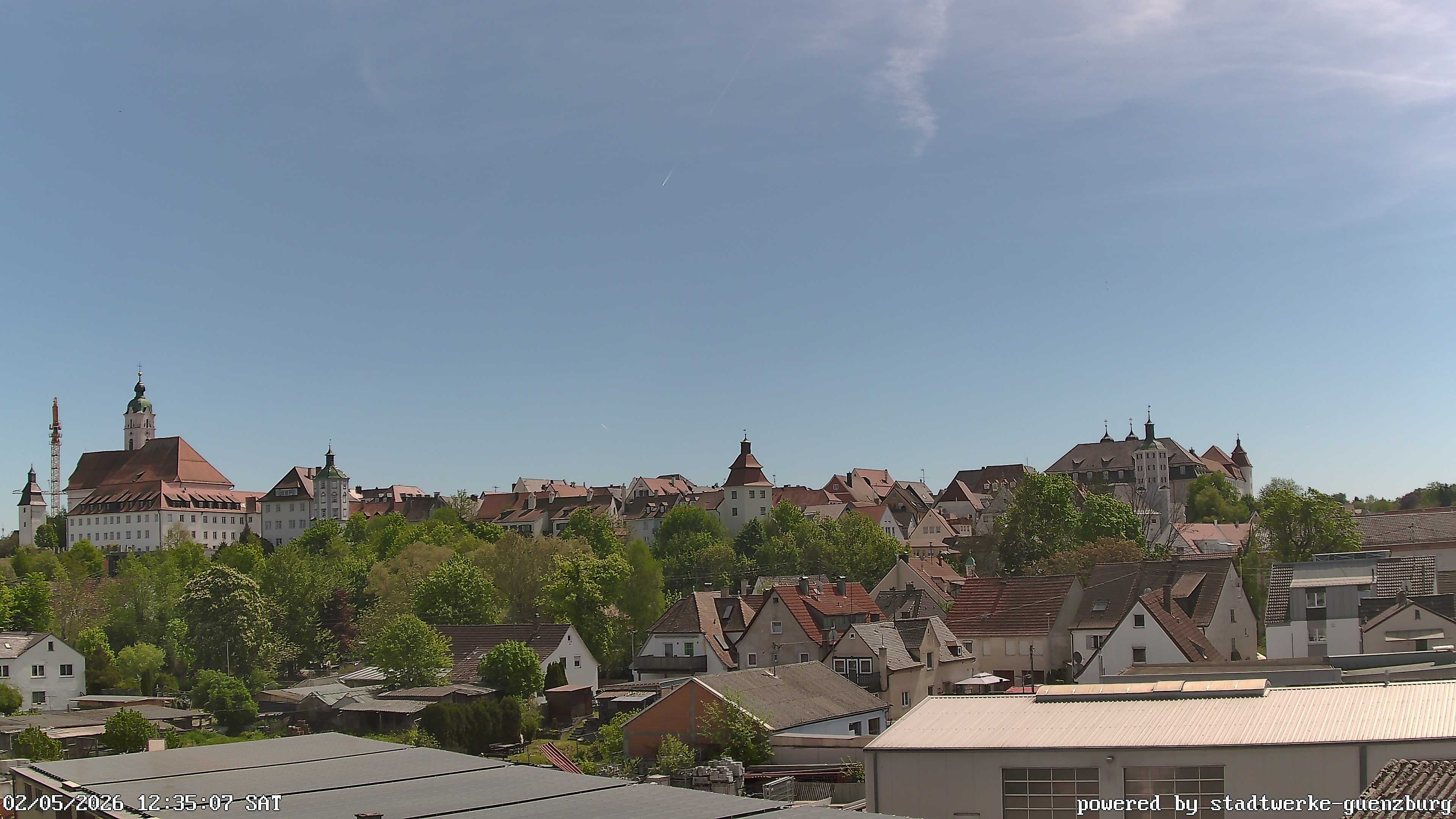 Archiv Foto Webcam Günzburg Altstadt