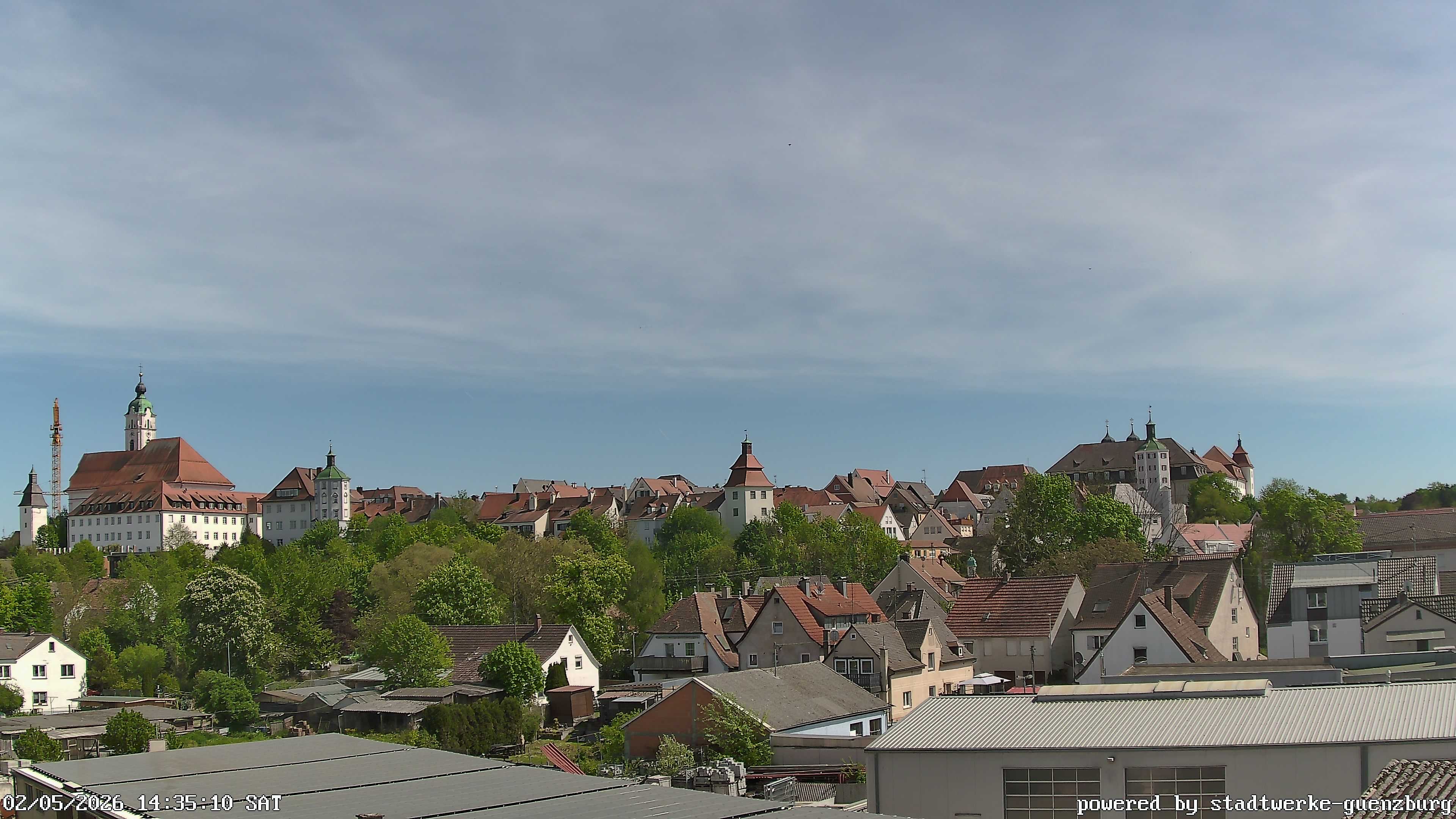 Archiv Foto Webcam Günzburg Altstadt