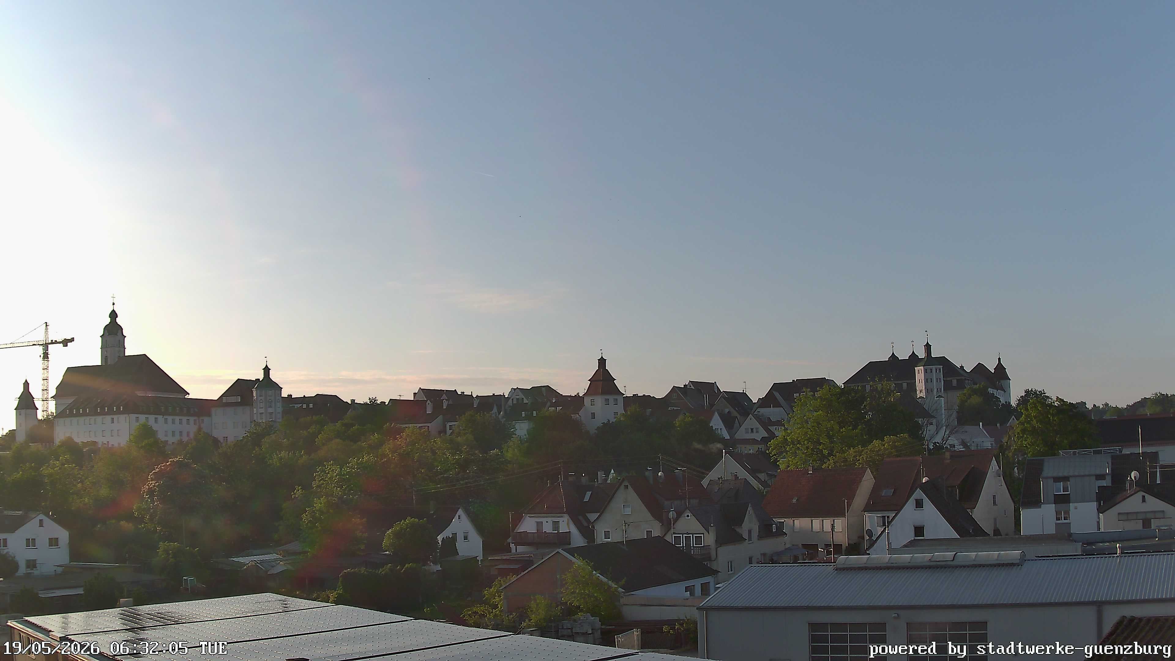 Archiv Foto Webcam Günzburg Altstadt