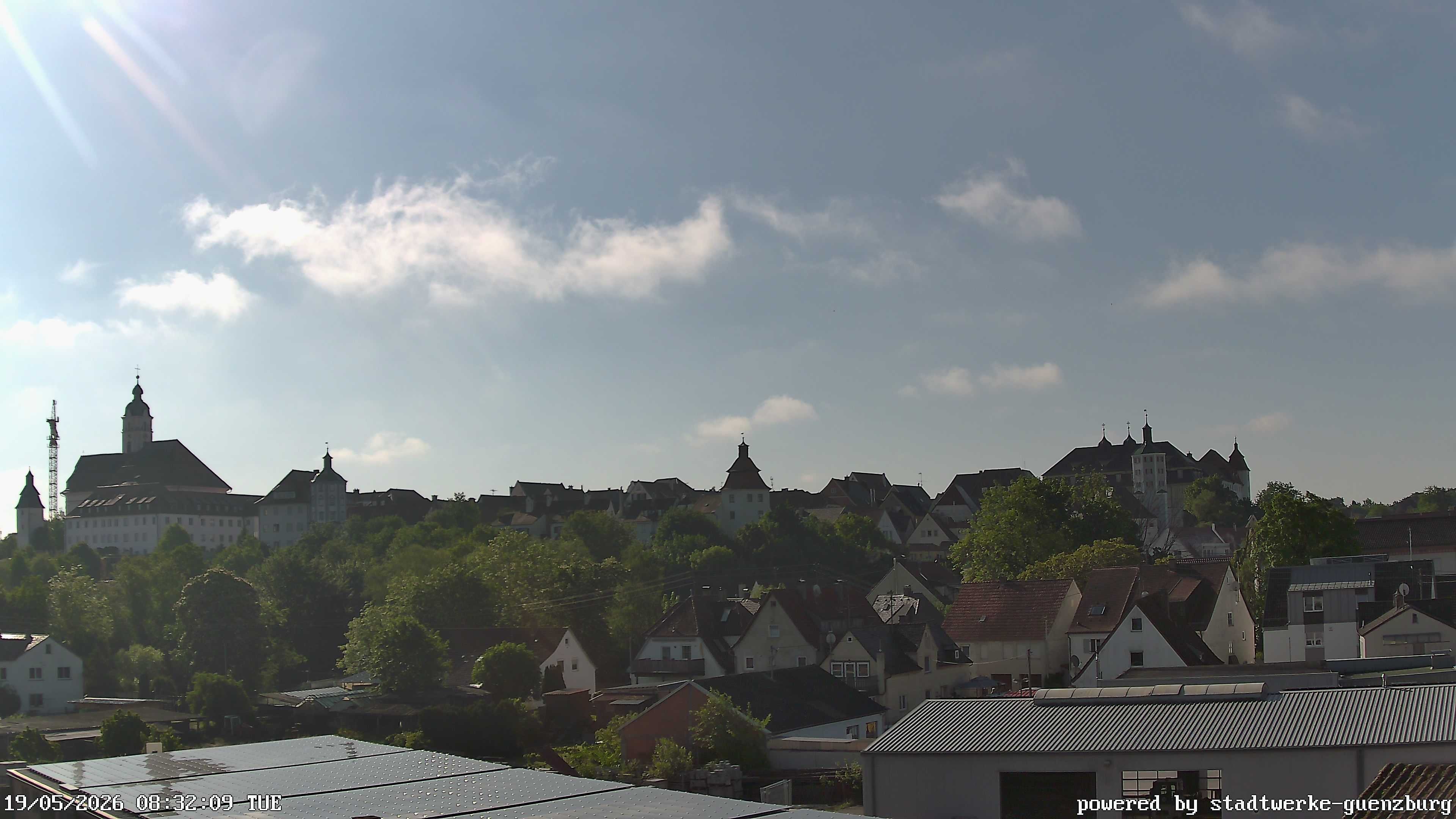 Archiv Foto Webcam Günzburg Altstadt