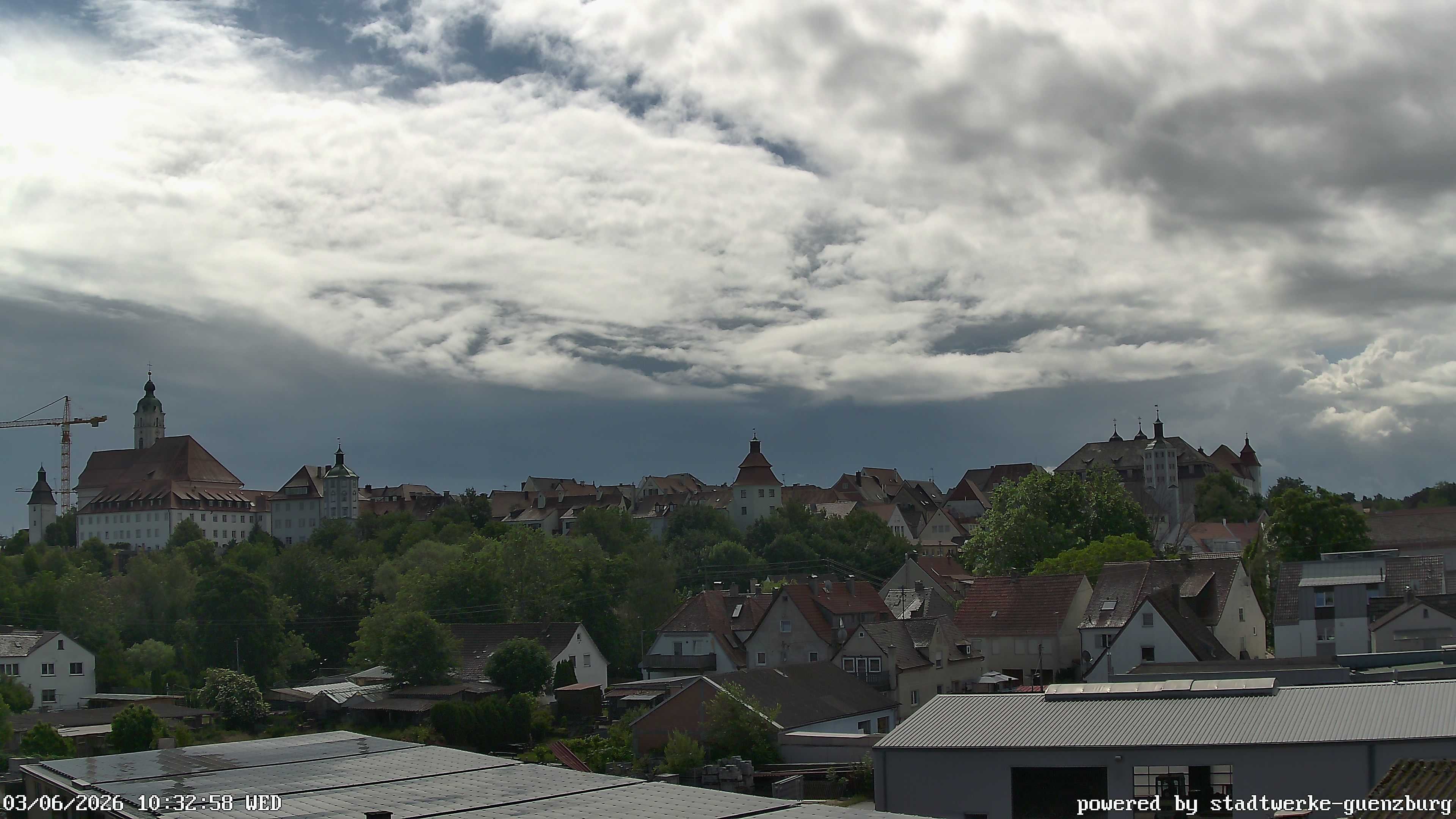 Archiv Foto Webcam Günzburg Altstadt