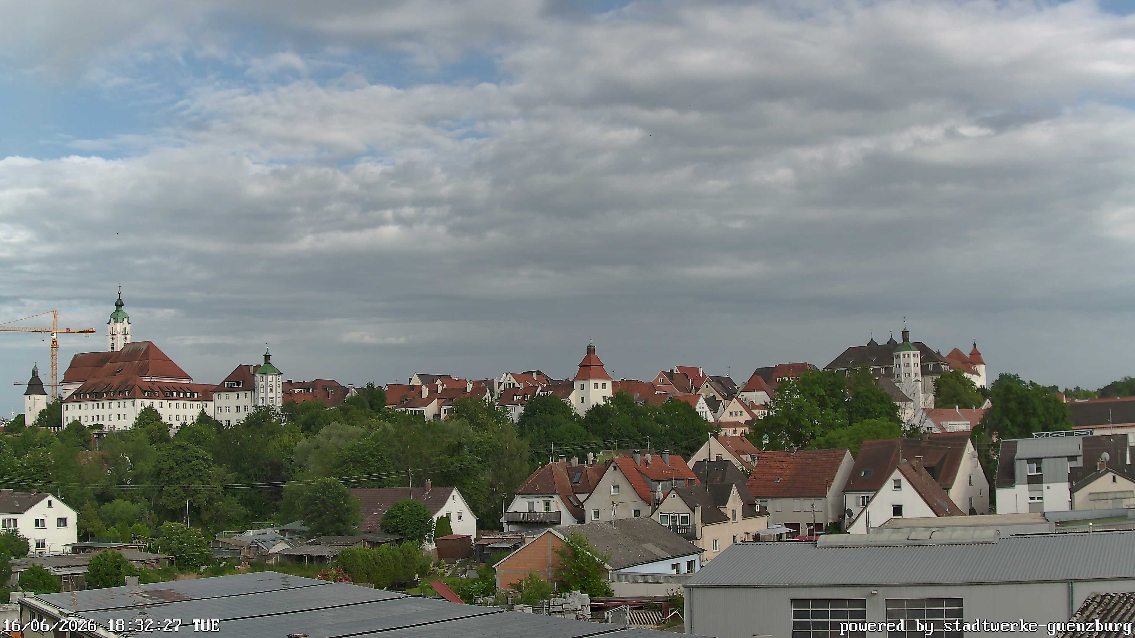 Archiv Foto Webcam Günzburg Altstadt