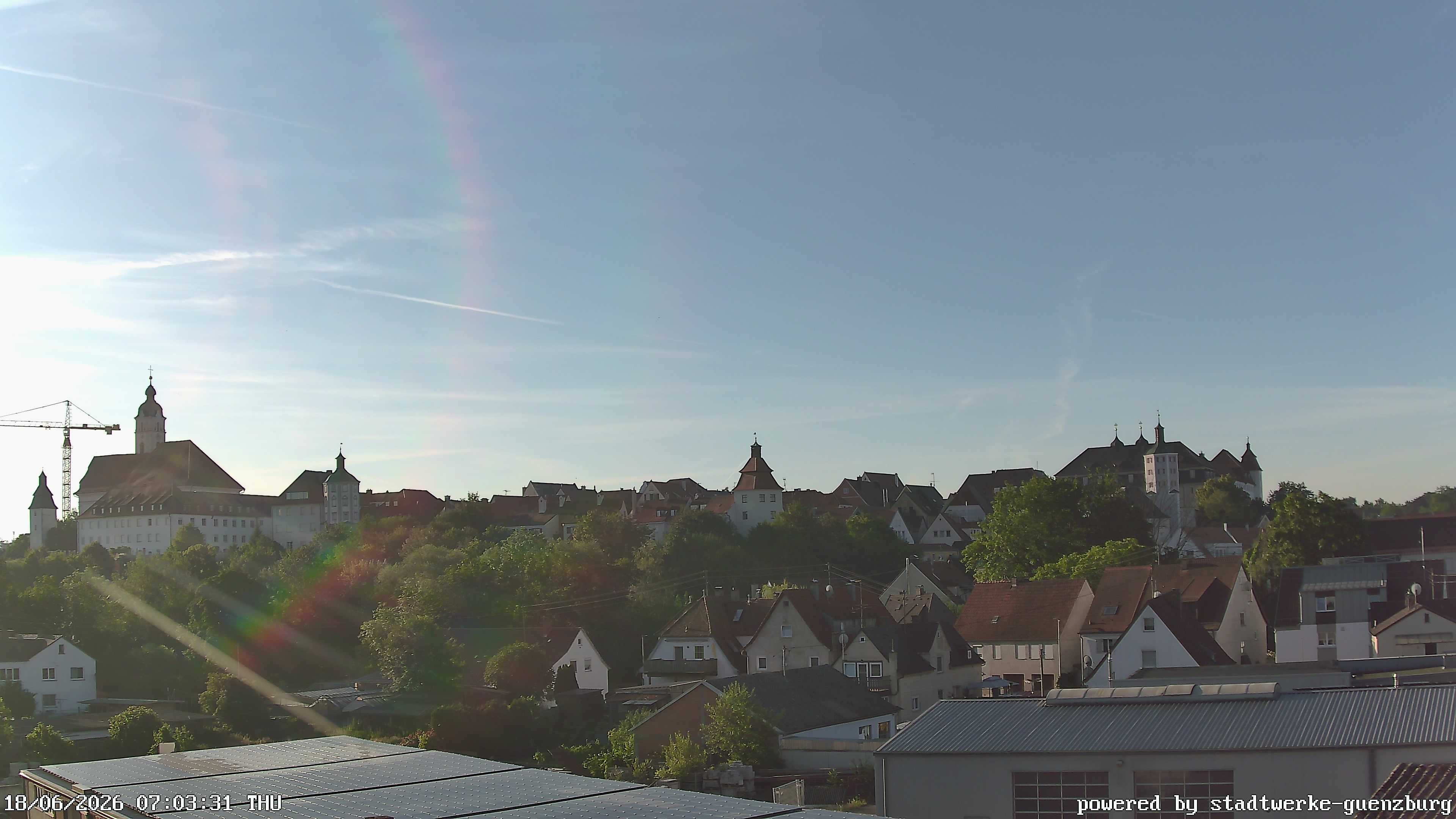Archiv Foto Webcam Günzburg Altstadt