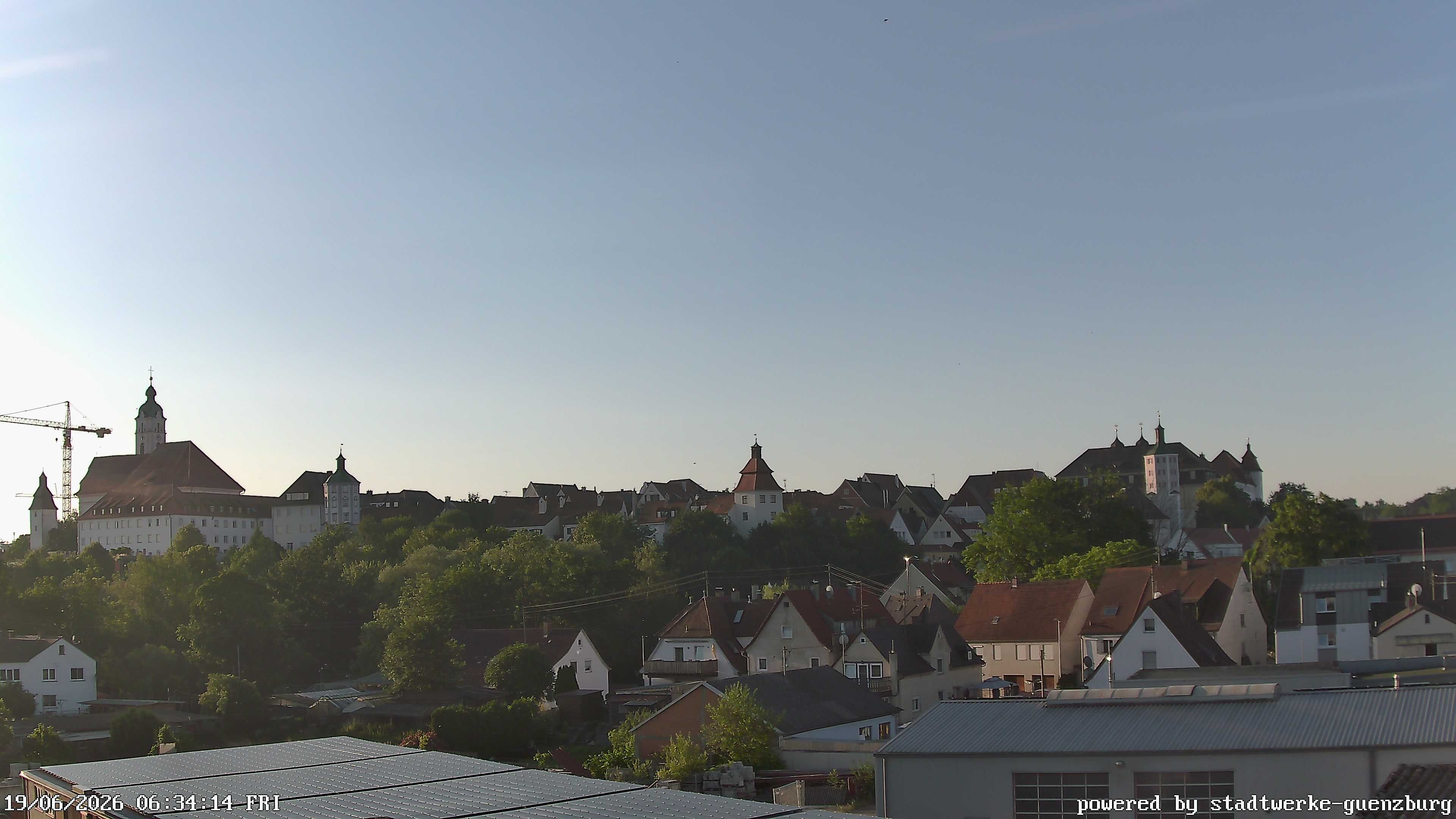 Archiv Foto Webcam Günzburg Altstadt