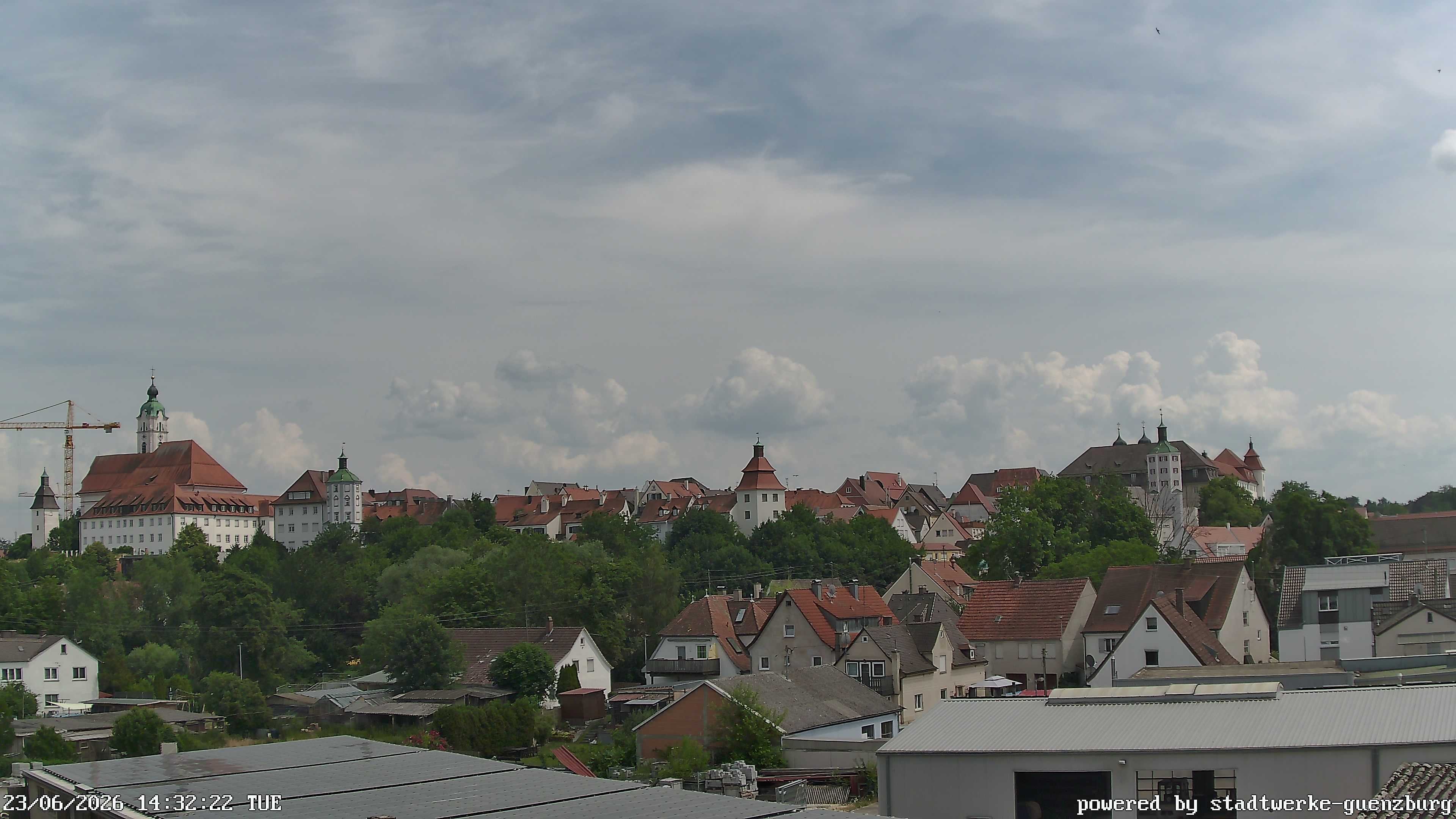 Archived image Webcam Historic City Günzburg