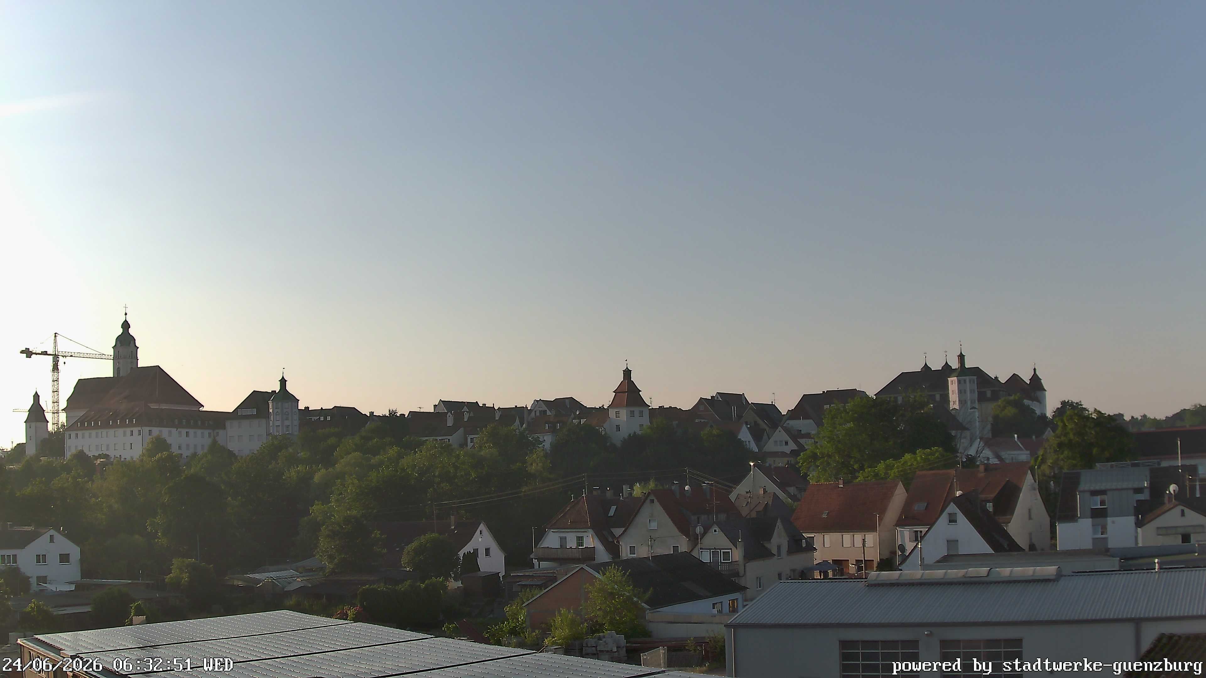 Archiv Foto Webcam Günzburg Altstadt
