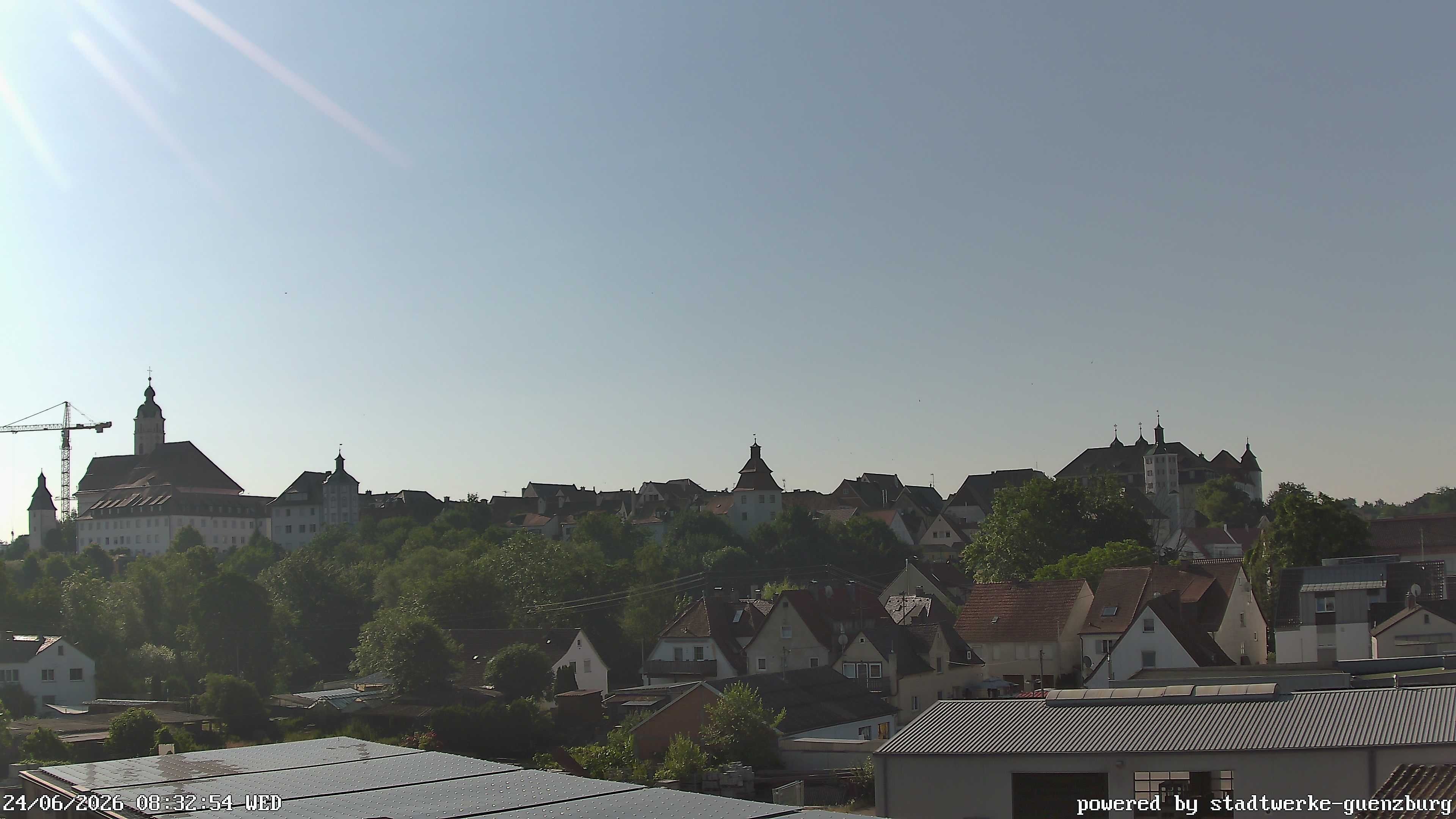 Archiv Foto Webcam Günzburg Altstadt