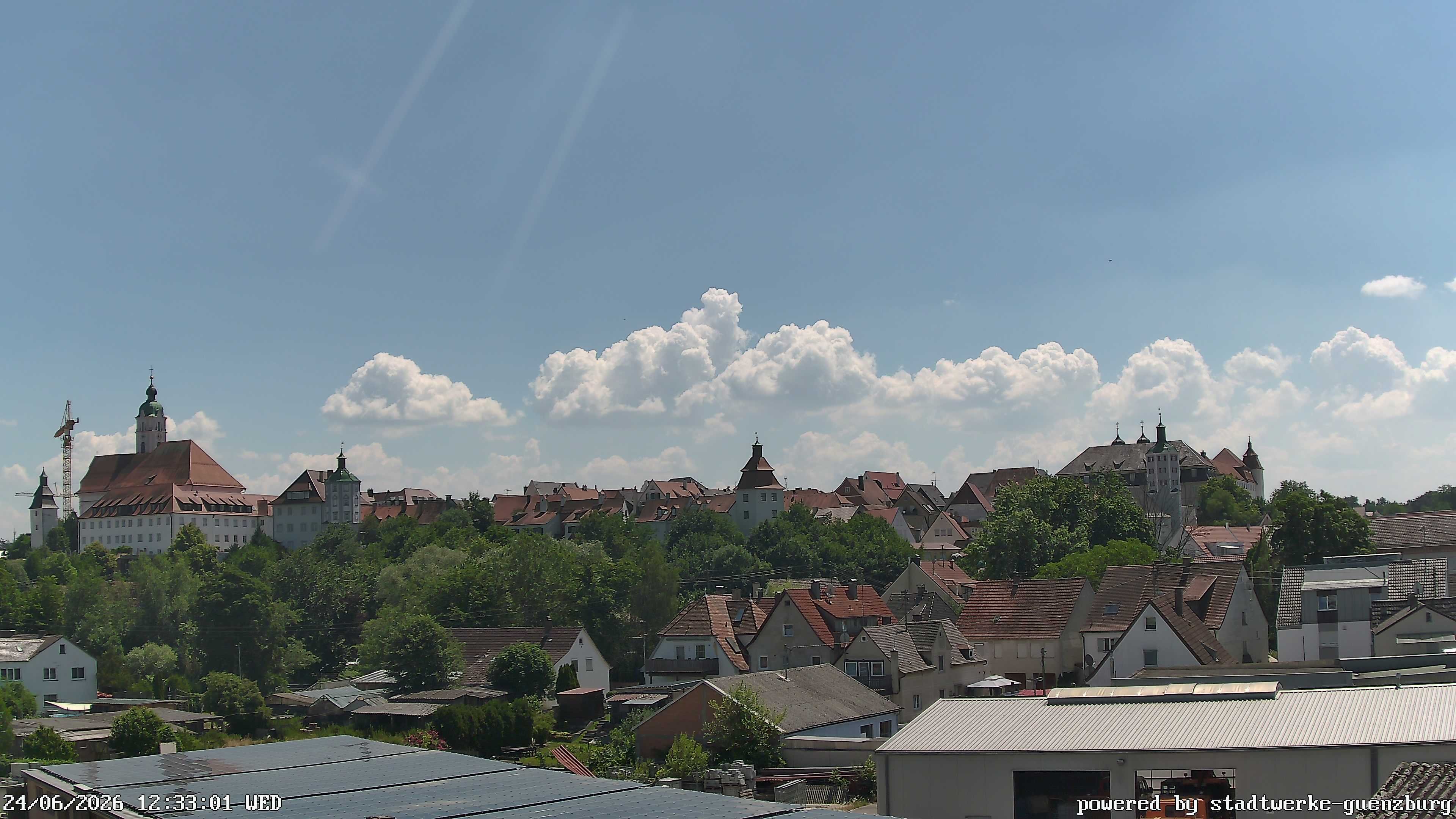 Archiv Foto Webcam Günzburg Altstadt