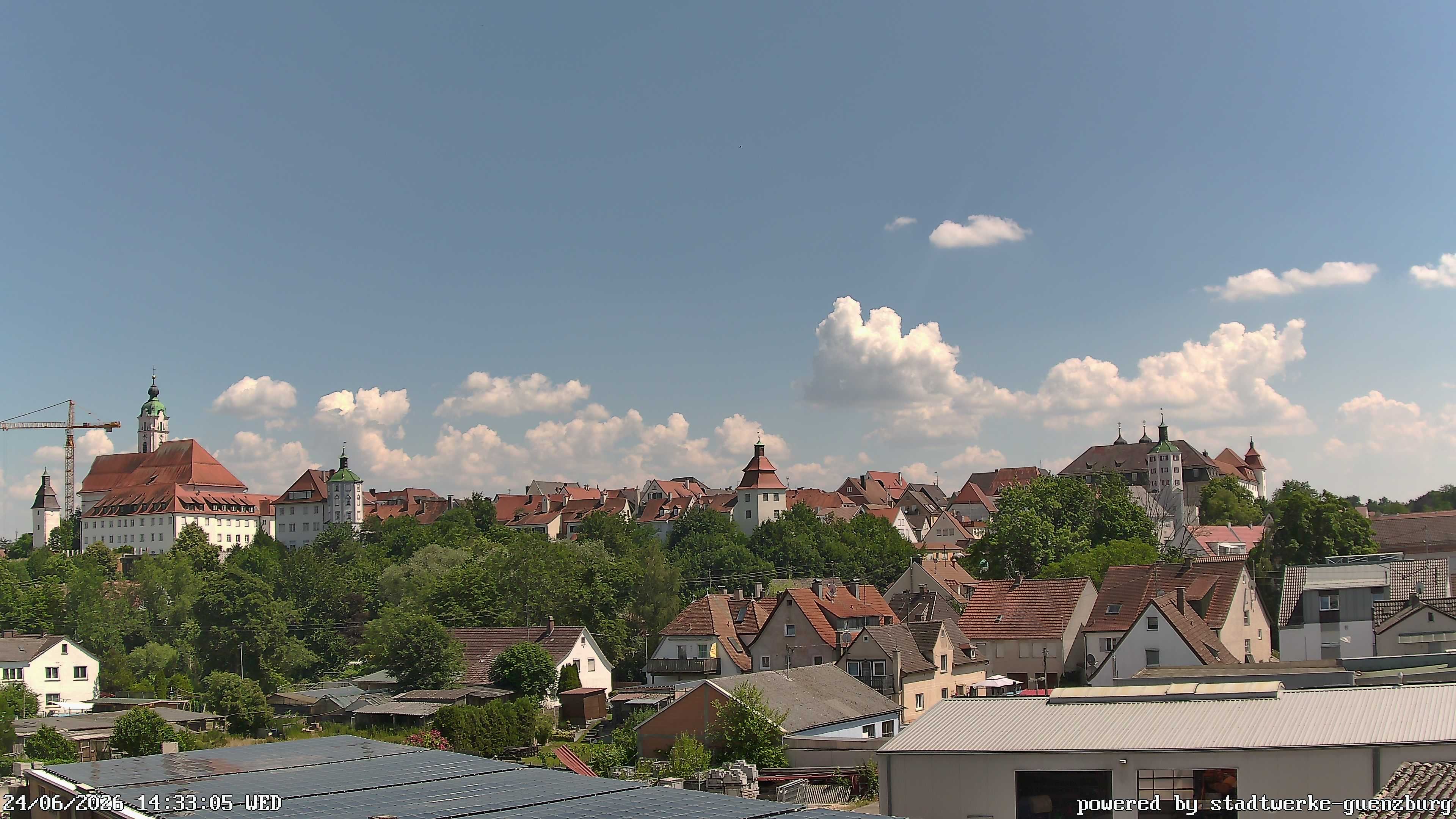 Archiv Foto Webcam Günzburg Altstadt
