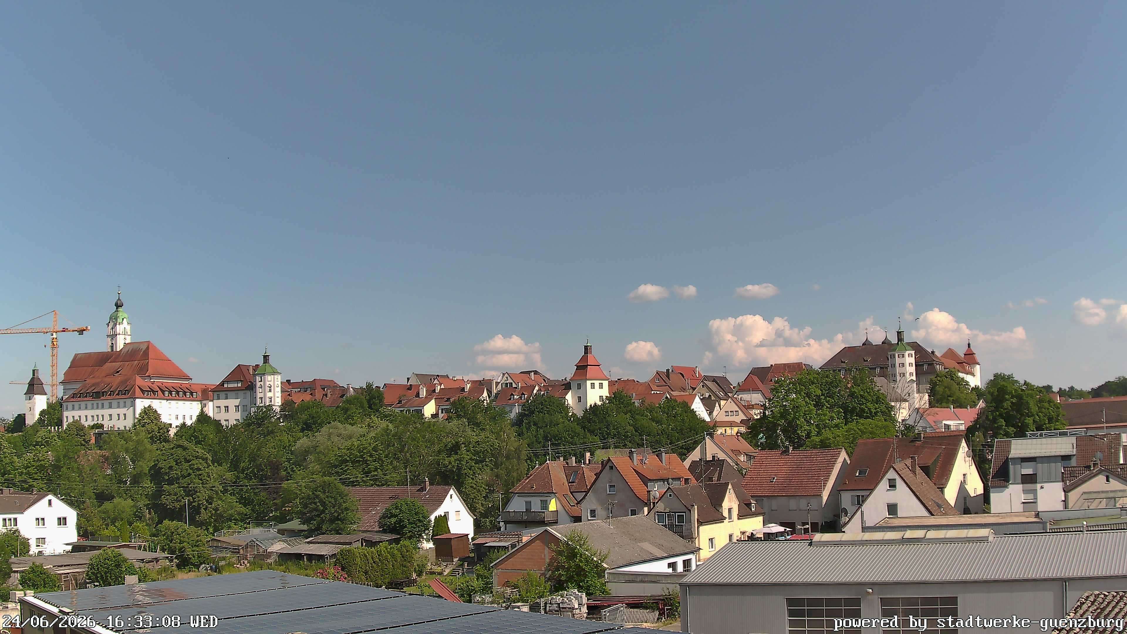 Archiv Foto Webcam Günzburg Altstadt