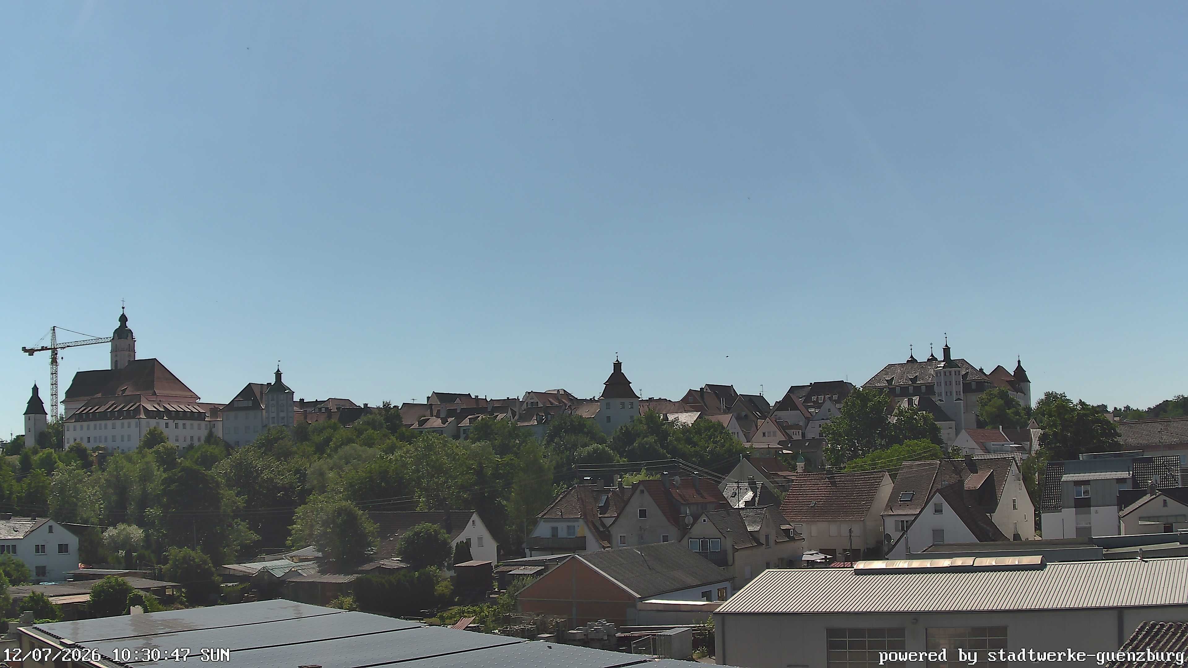 Archived image Webcam Historic City Günzburg