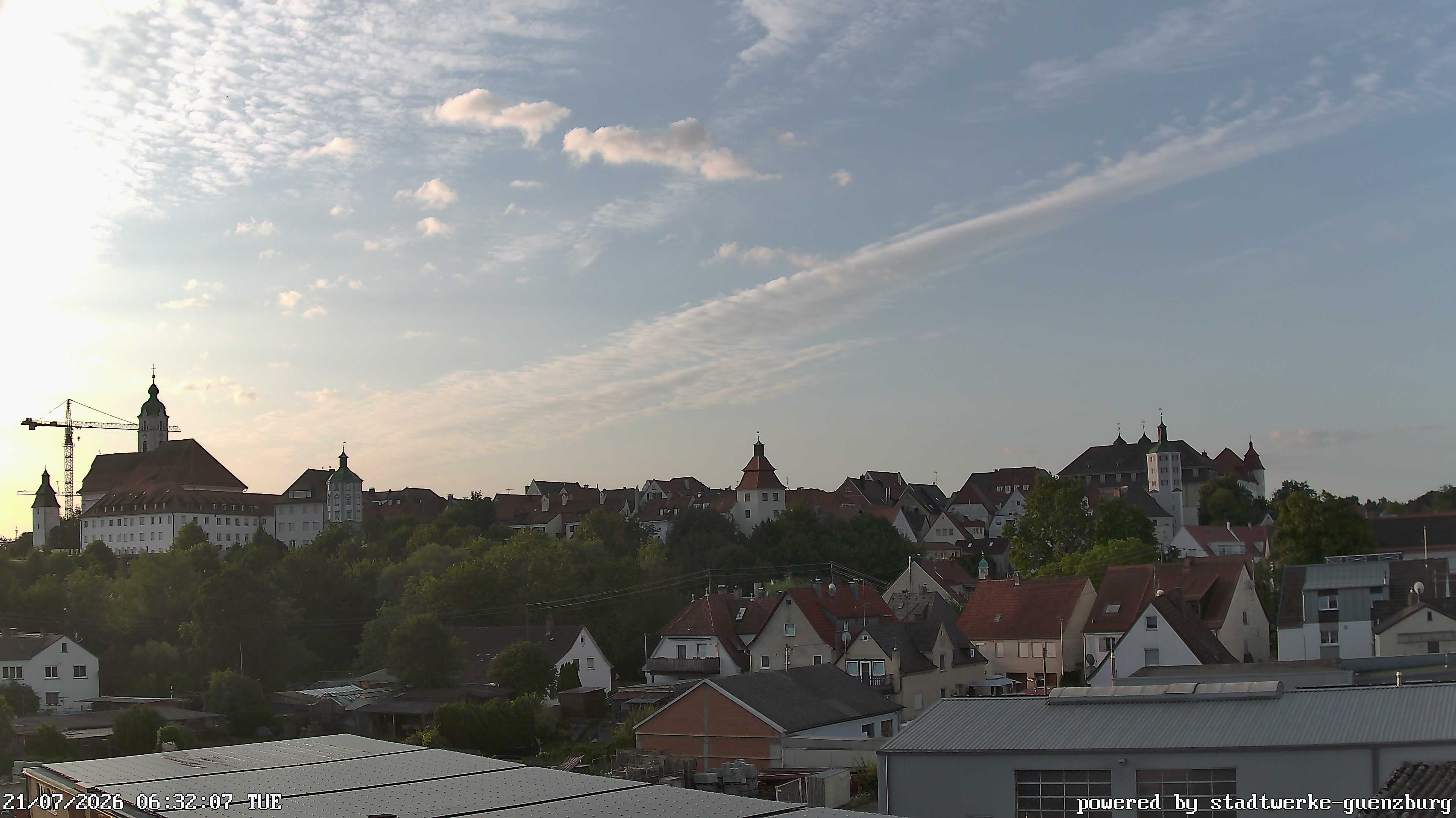 Archiv Foto Webcam Günzburg Altstadt
