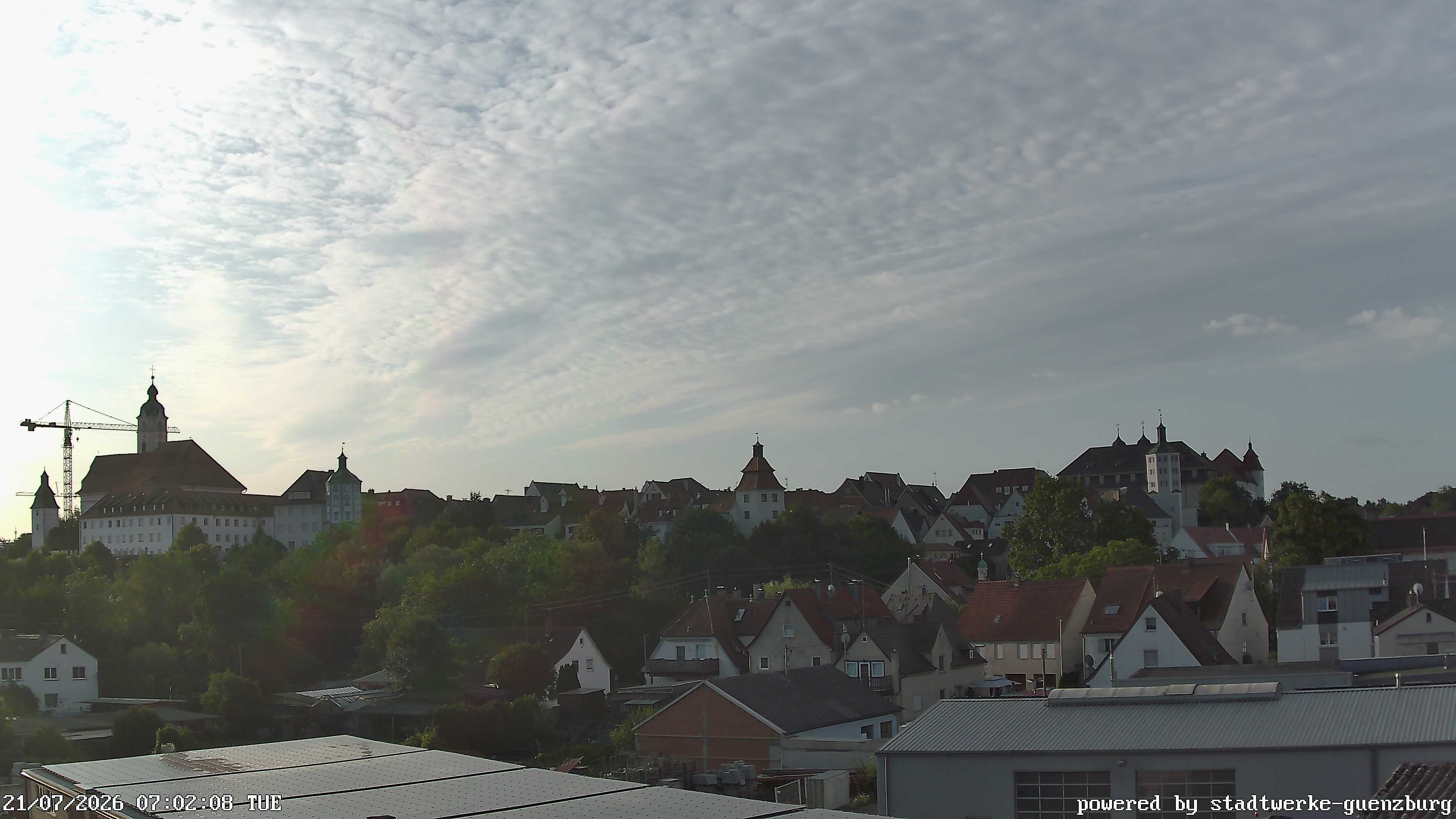 Archiv Foto Webcam Günzburg Altstadt