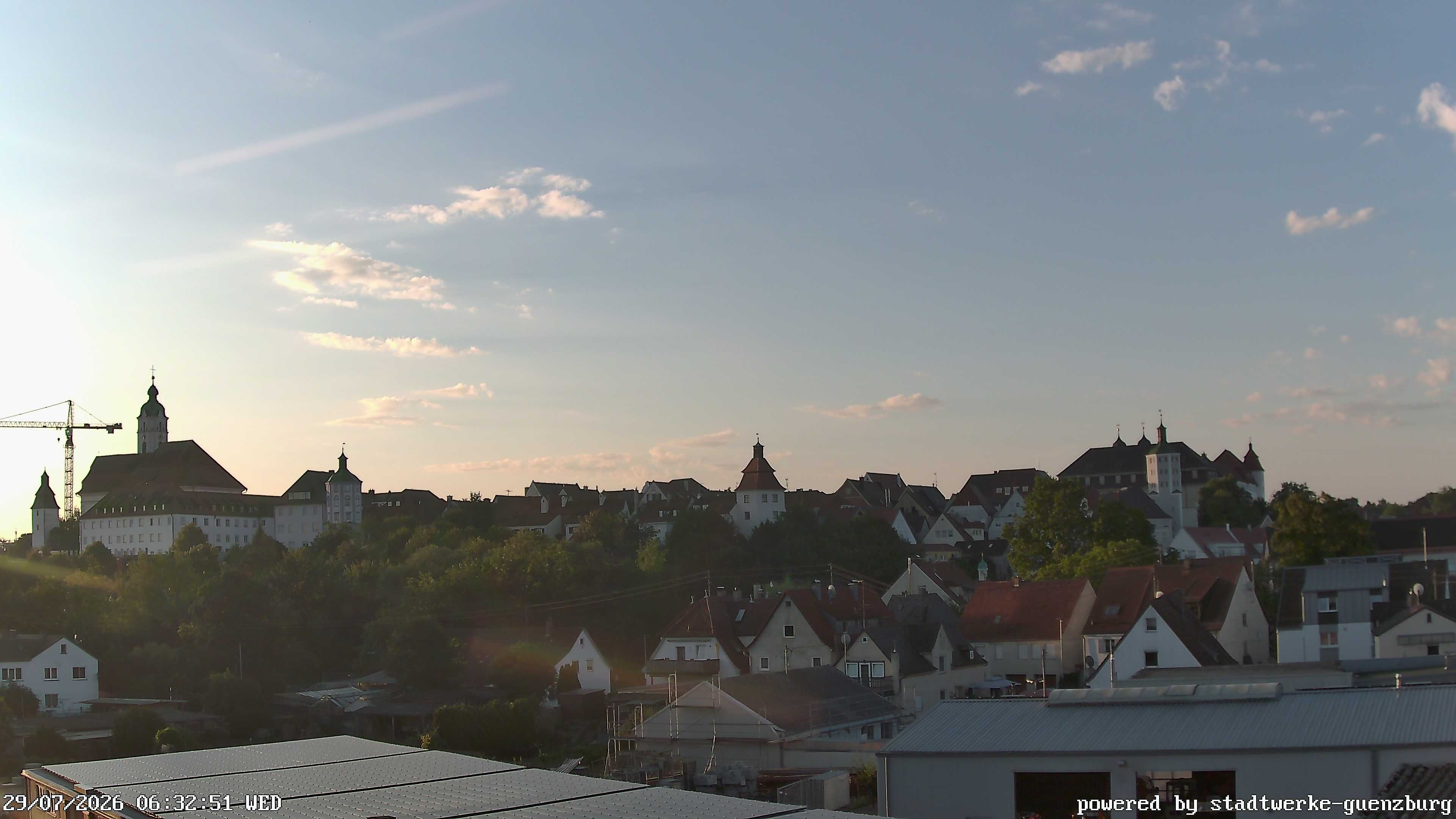 Archiv Foto Webcam Günzburg Altstadt