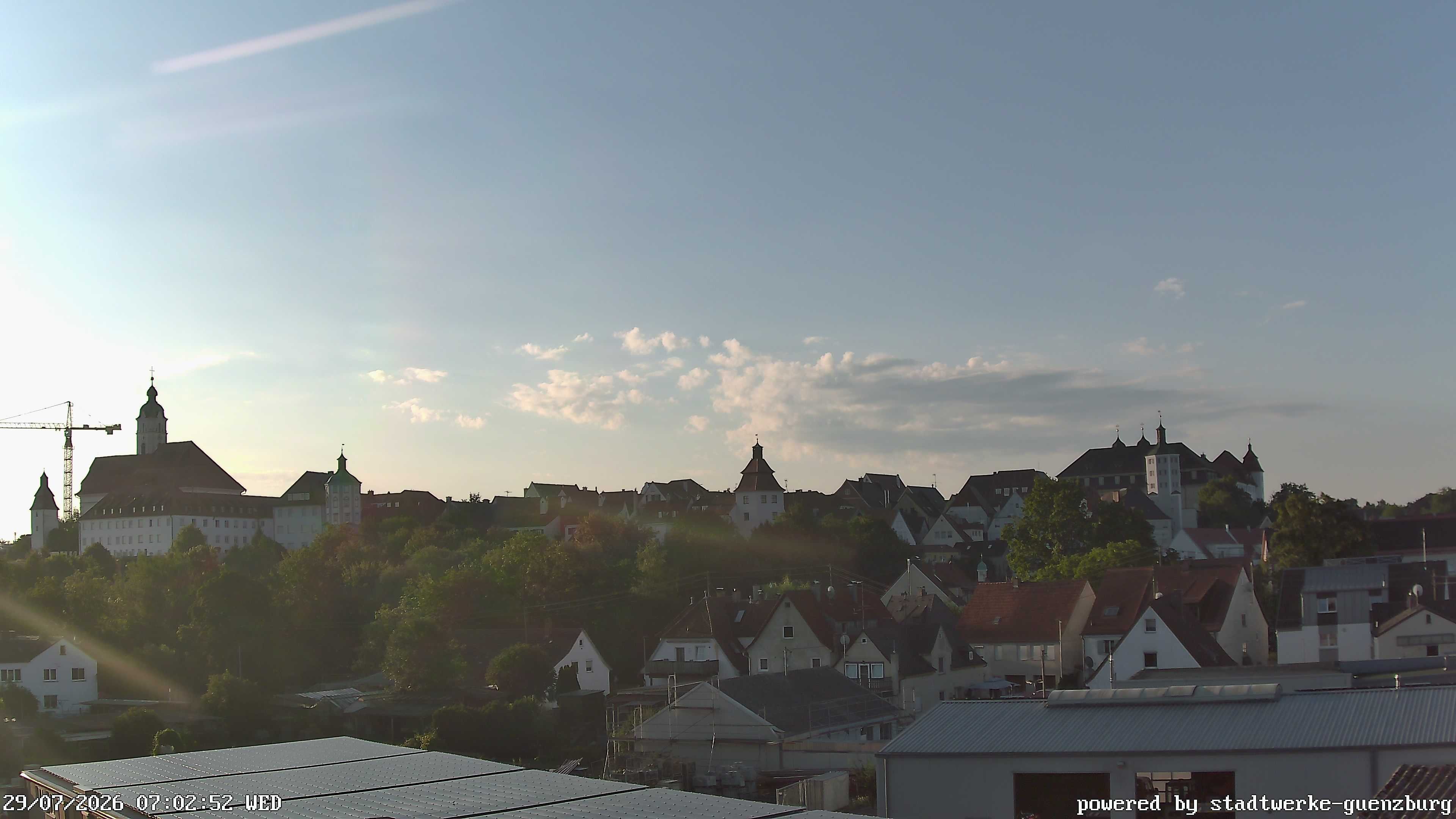 Archiv Foto Webcam Günzburg Altstadt