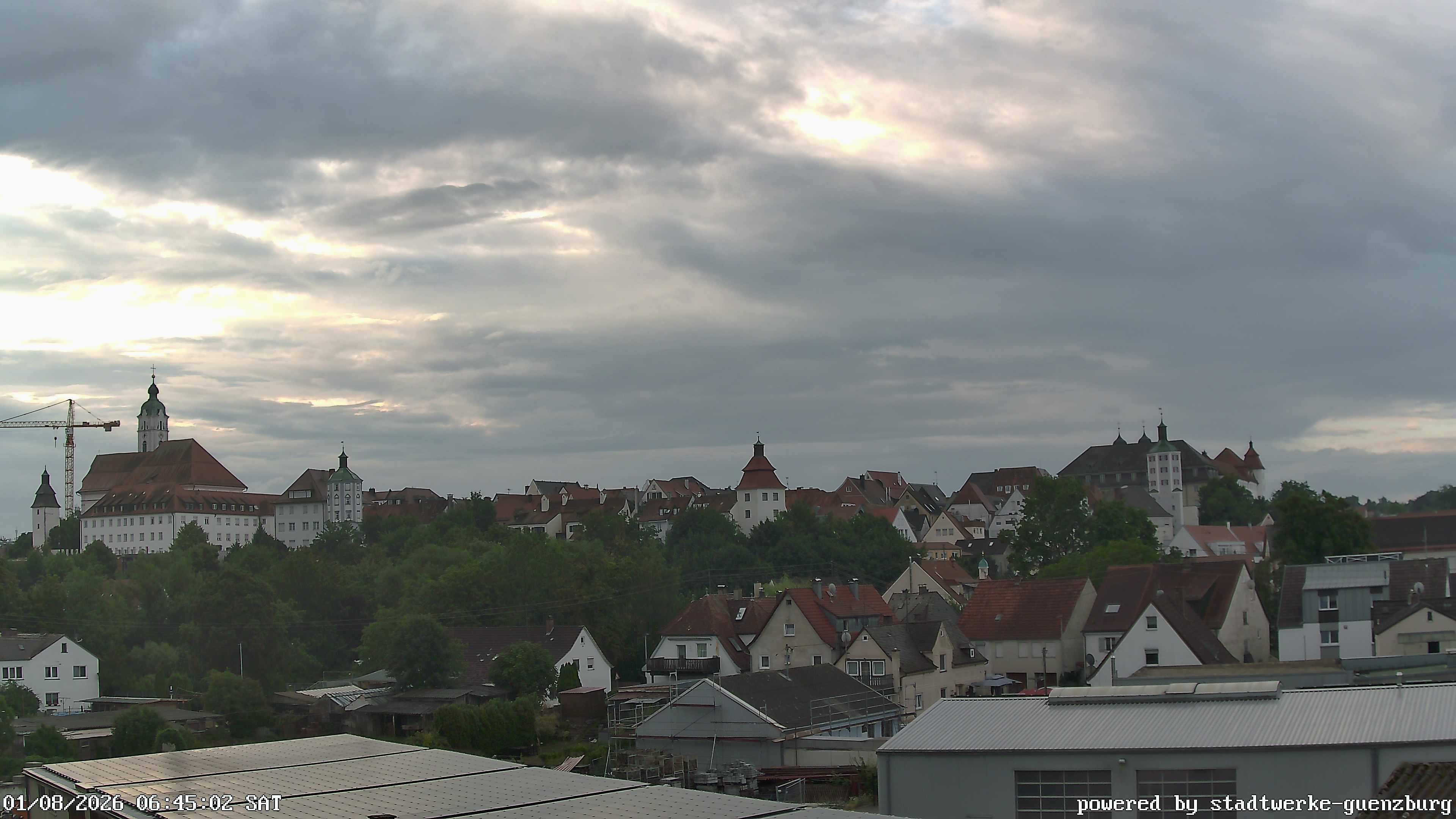 Archiv Foto Webcam Günzburg Altstadt