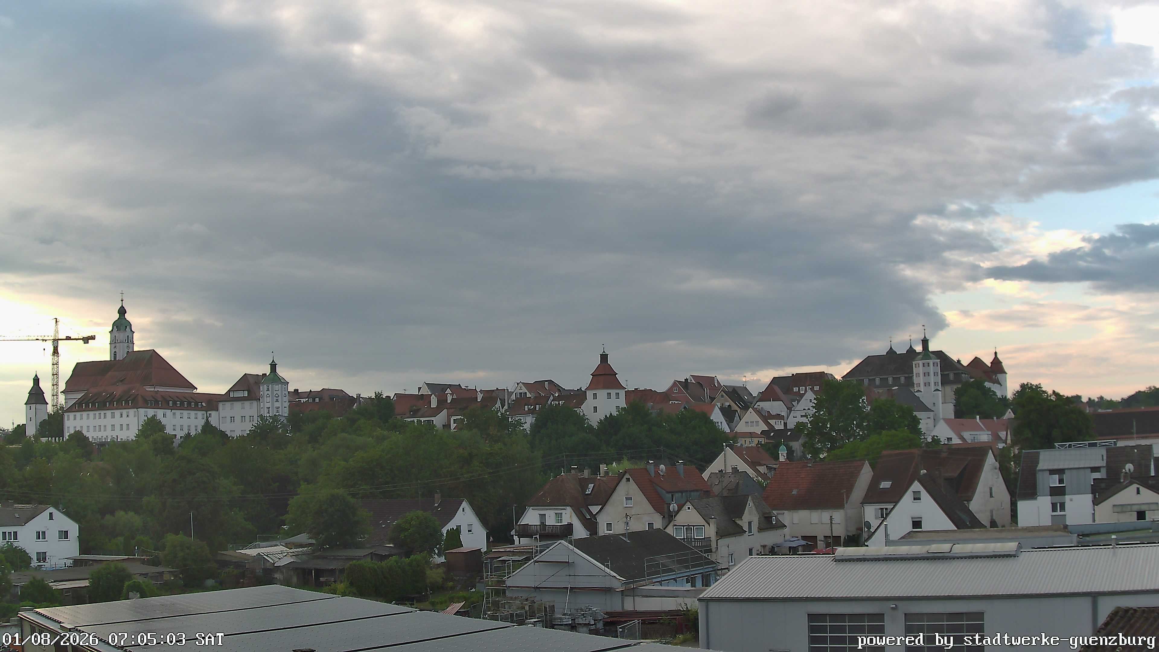 Archiv Foto Webcam Günzburg Altstadt