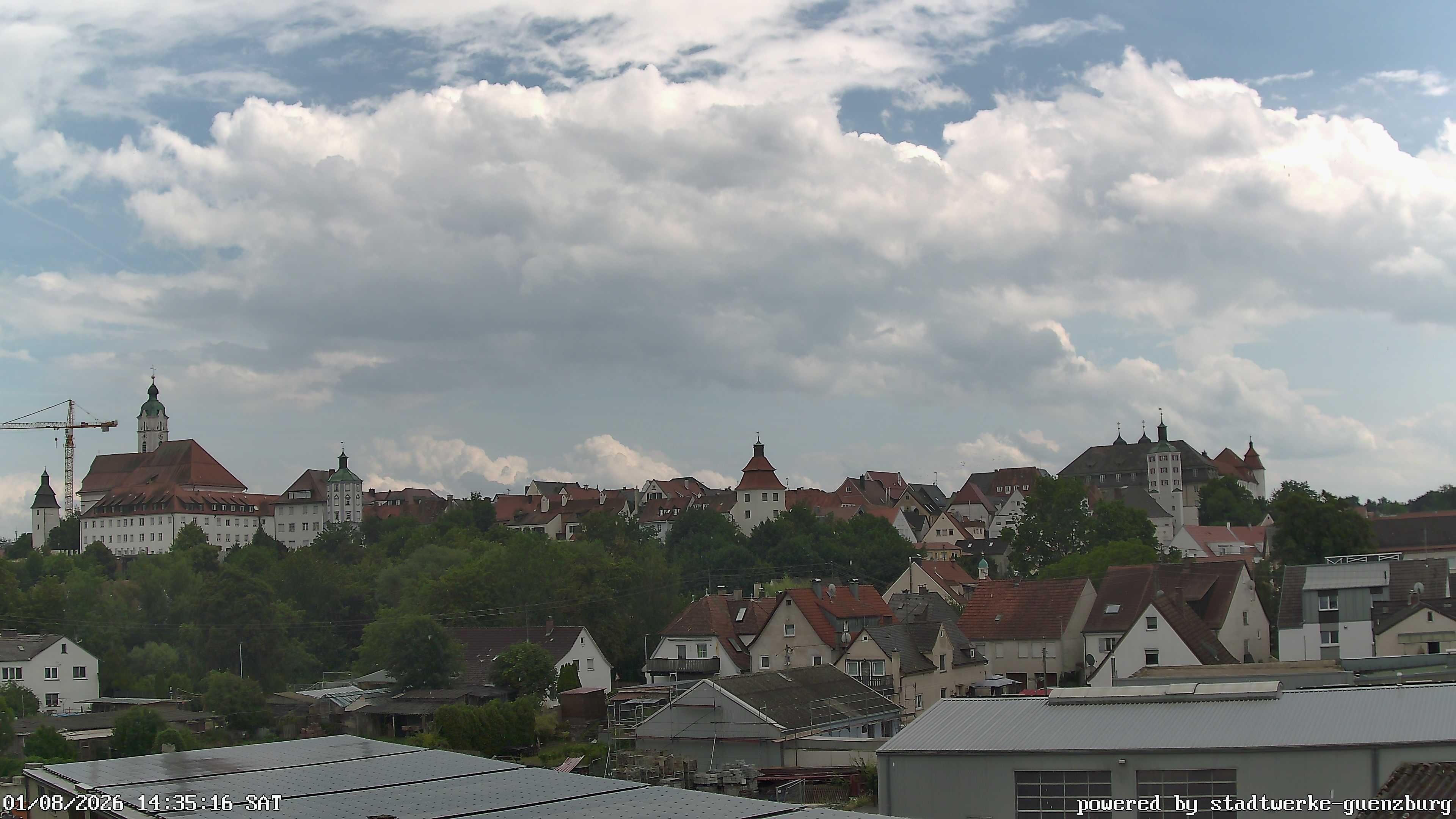 Archiv Foto Webcam Günzburg Altstadt