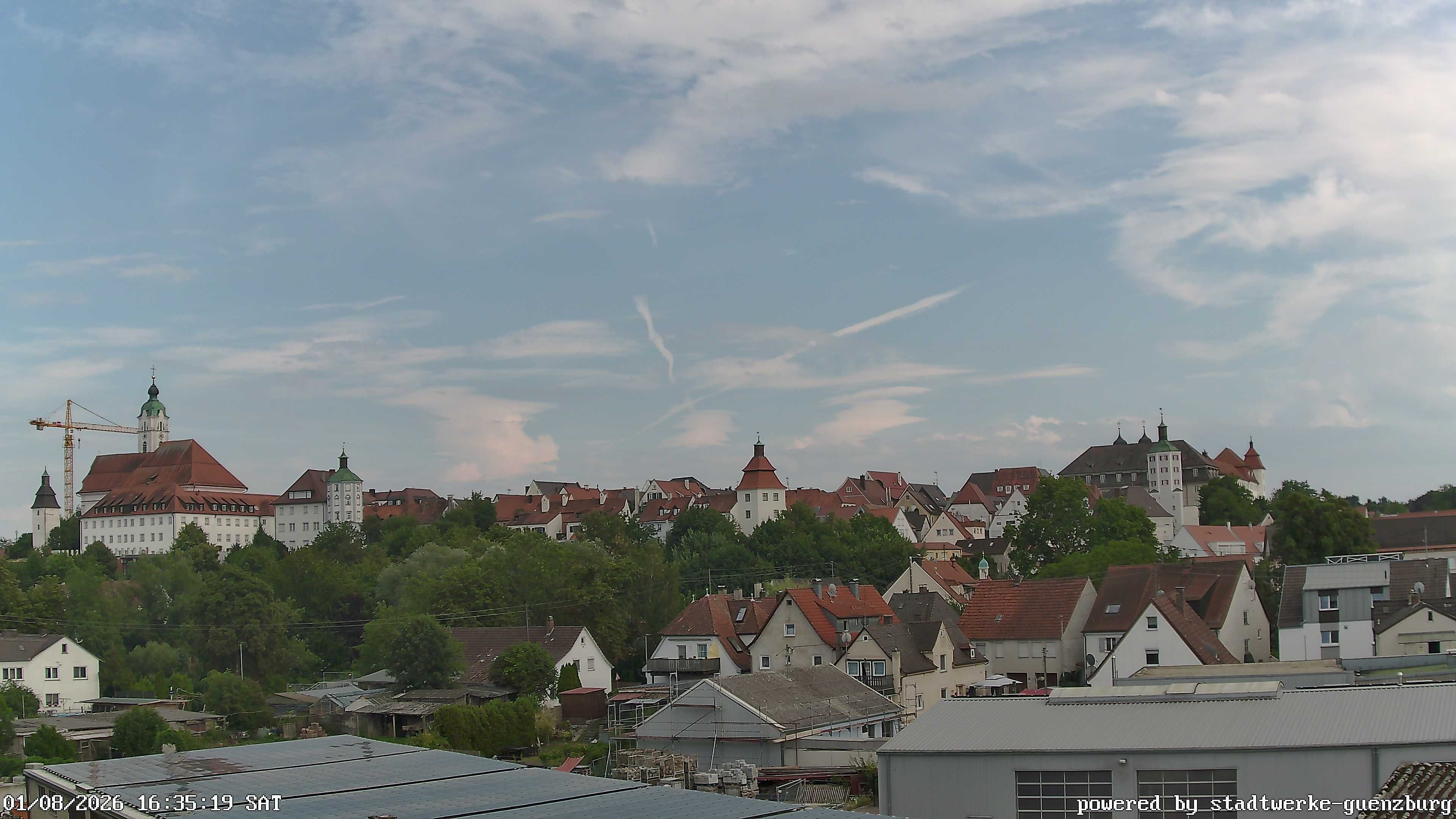 Archiv Foto Webcam Günzburg Altstadt