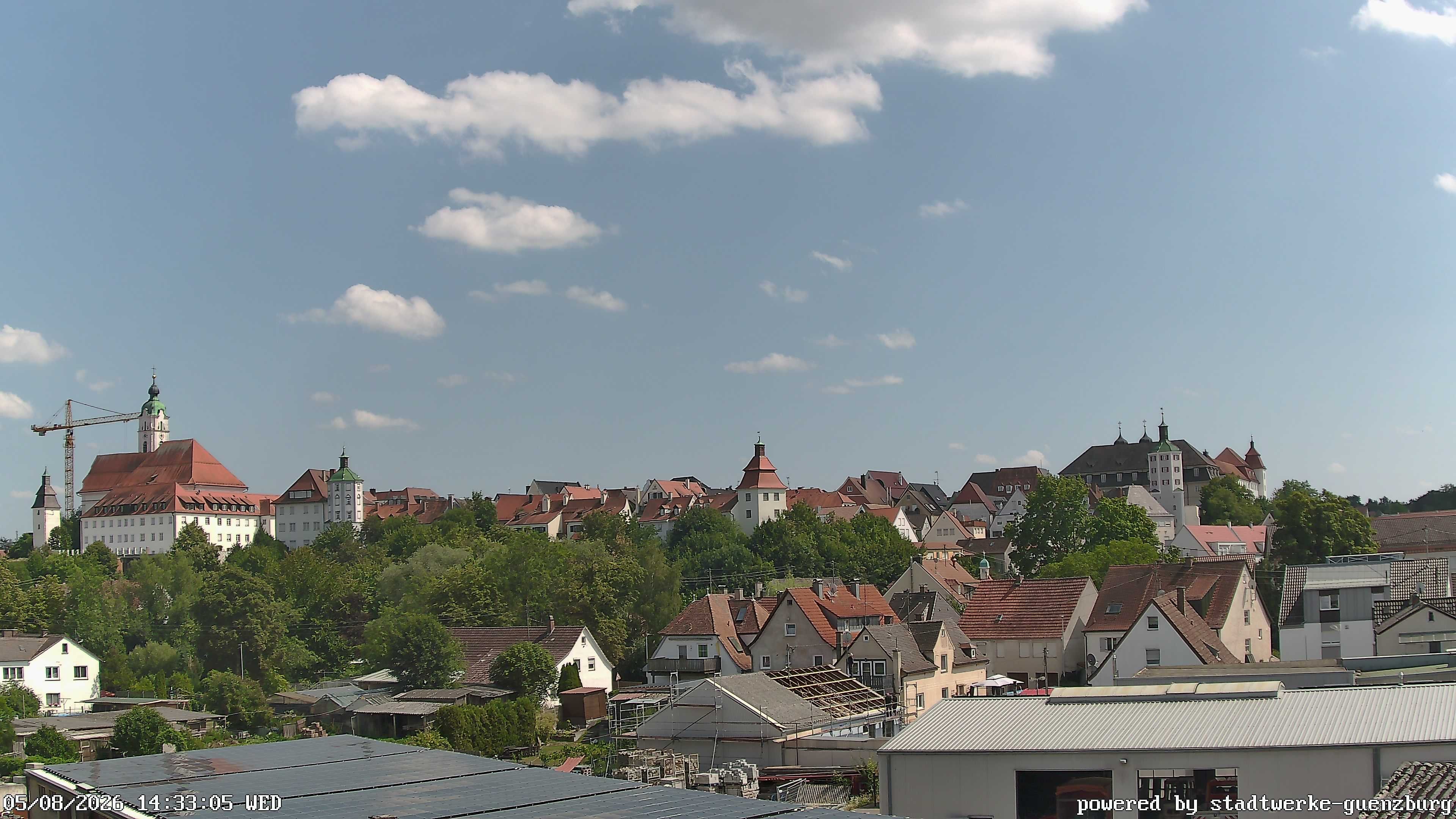 Archiv Foto Webcam Günzburg Altstadt