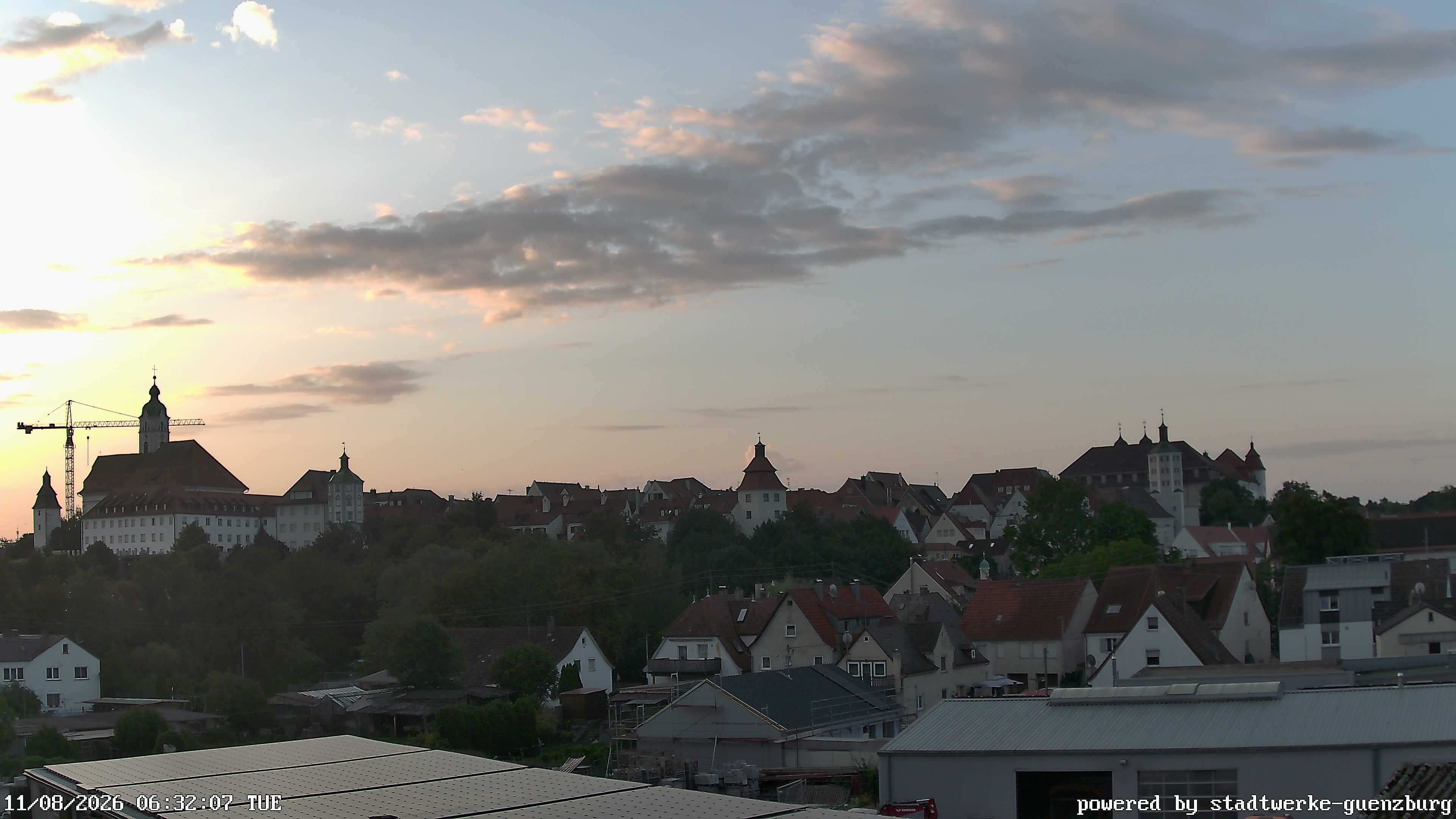 Archiv Foto Webcam Günzburg Altstadt