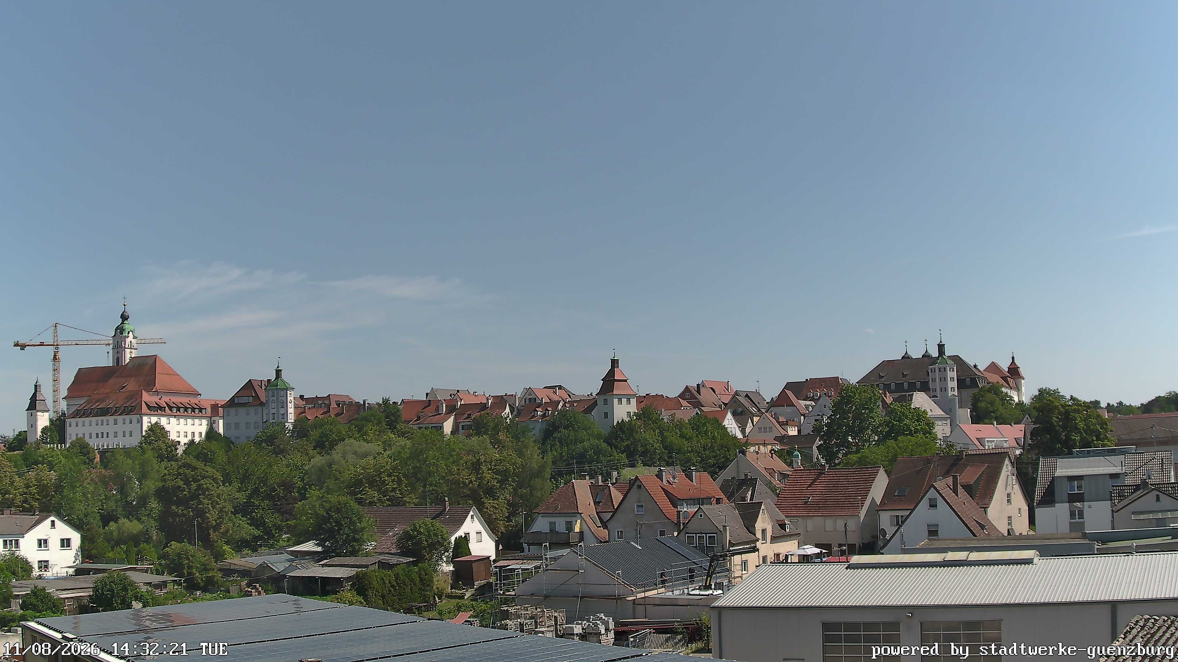 Archiv Foto Webcam Günzburg Altstadt