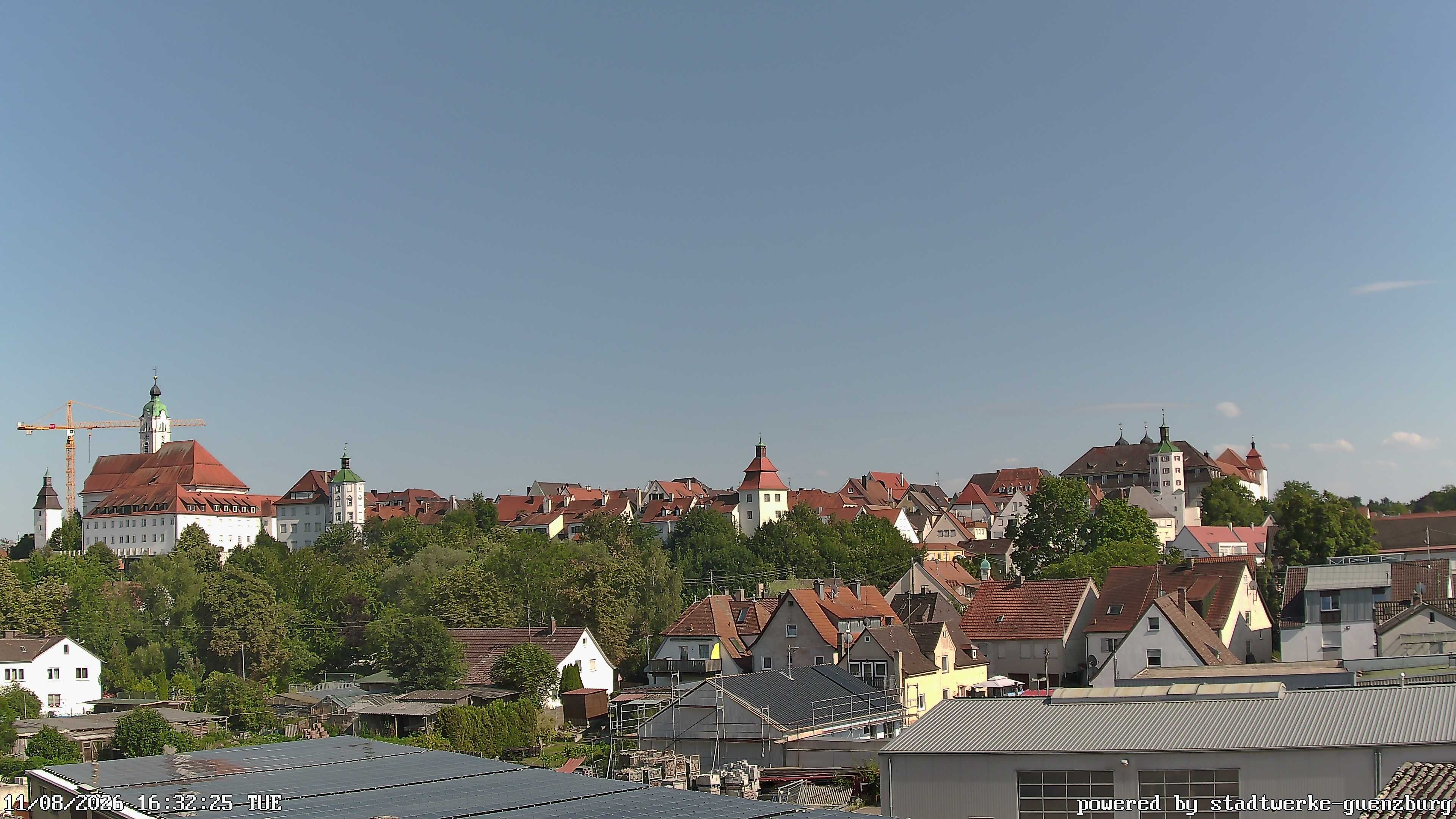 Archiv Foto Webcam Günzburg Altstadt